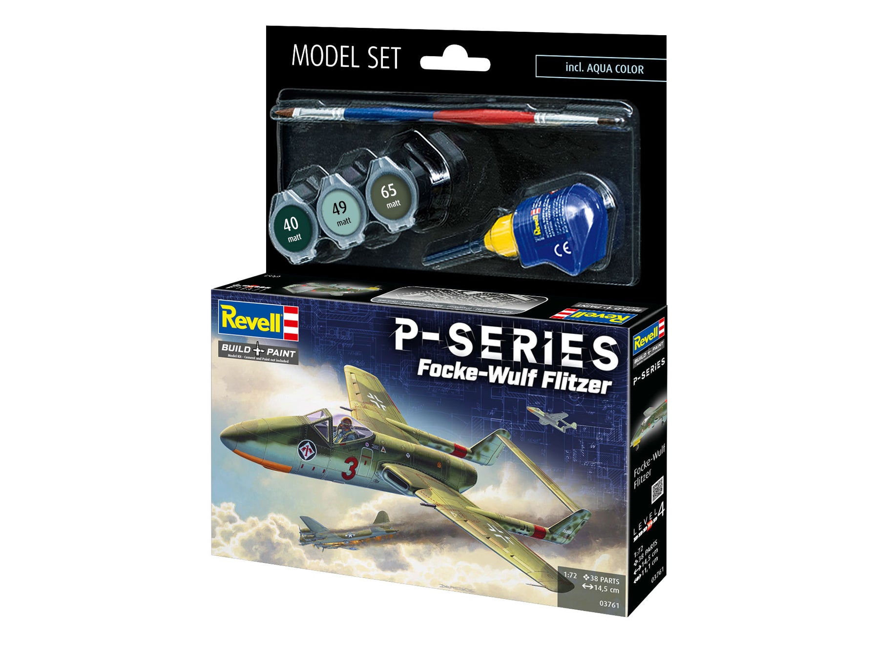 Model Set  Focke-Wulf TL Jäger "Flitzer"- P-Series
