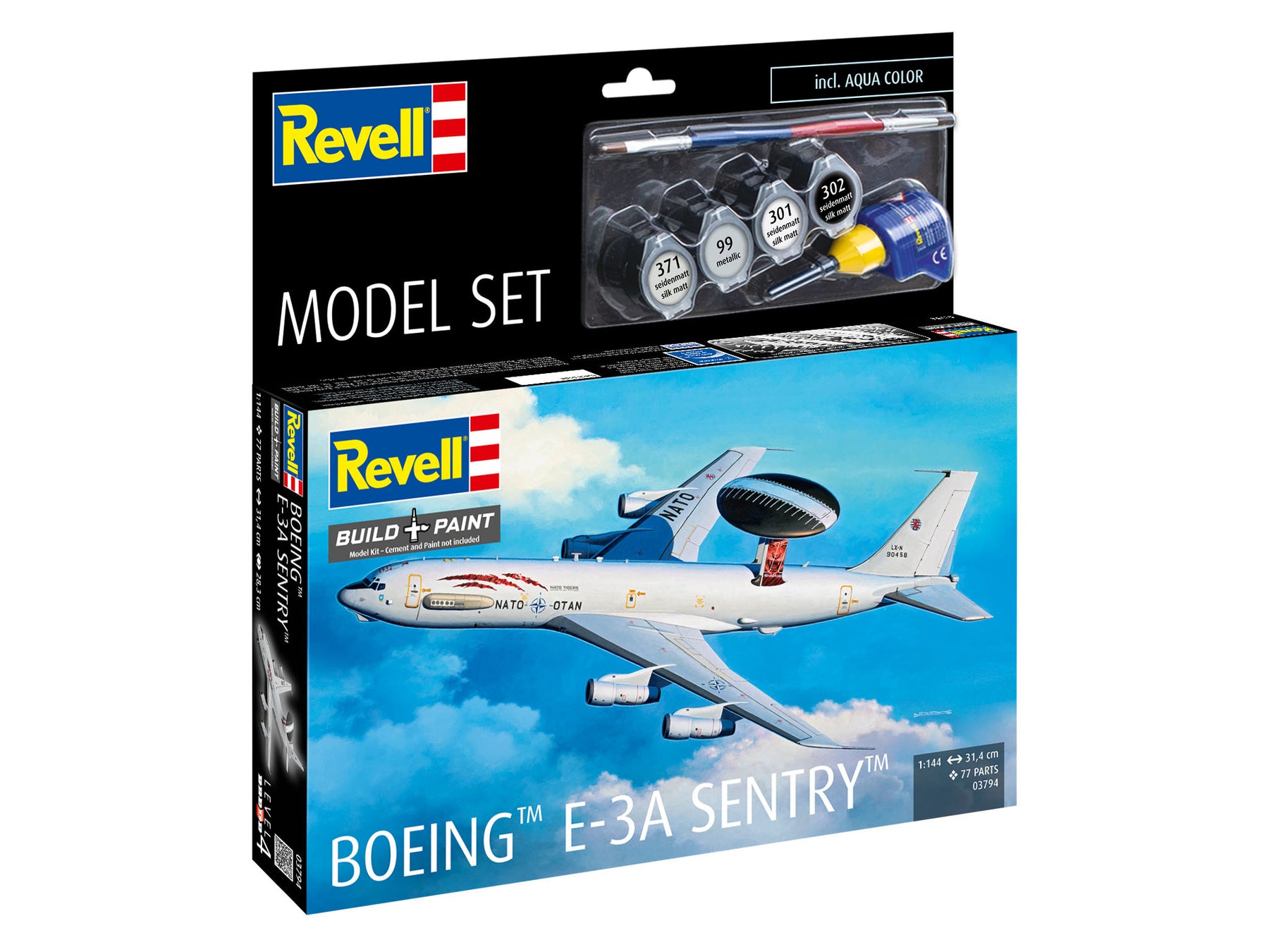 Zestaw modeli Boeinga E-3A