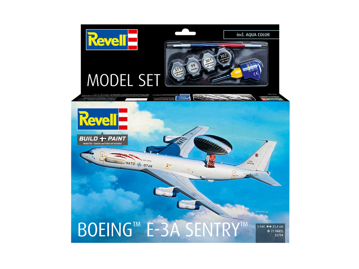Zestaw modeli Boeinga E-3A