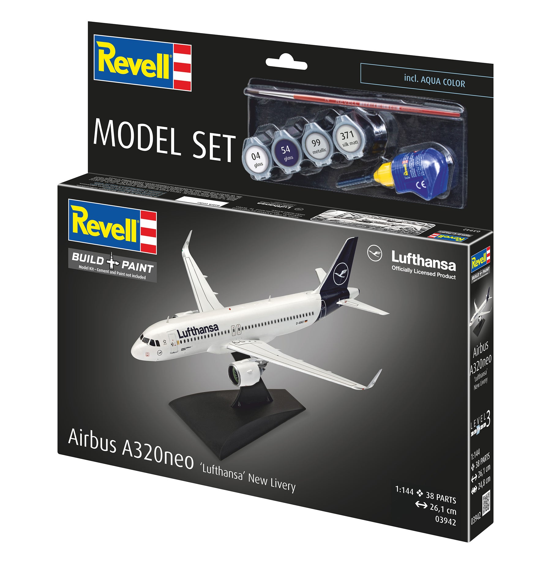 Zestaw modeli Airbusa A320neo Lufthansa „Nowe barwy”