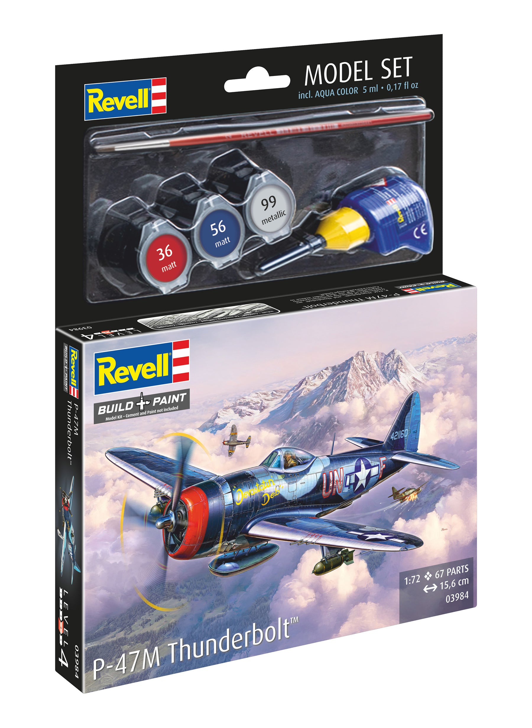 Conjunto de modelos P-47M Thunderbolt