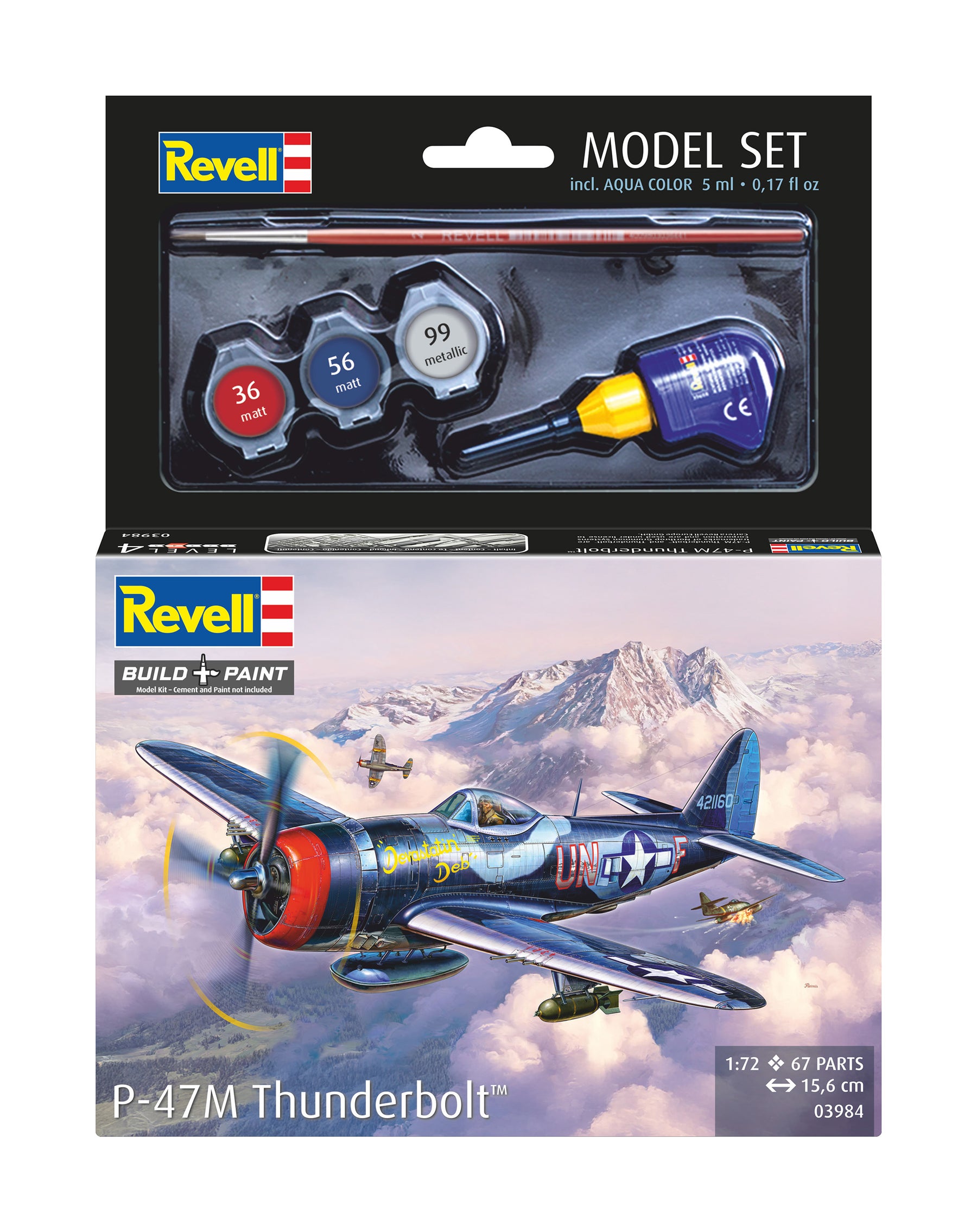 Conjunto de modelos P-47M Thunderbolt