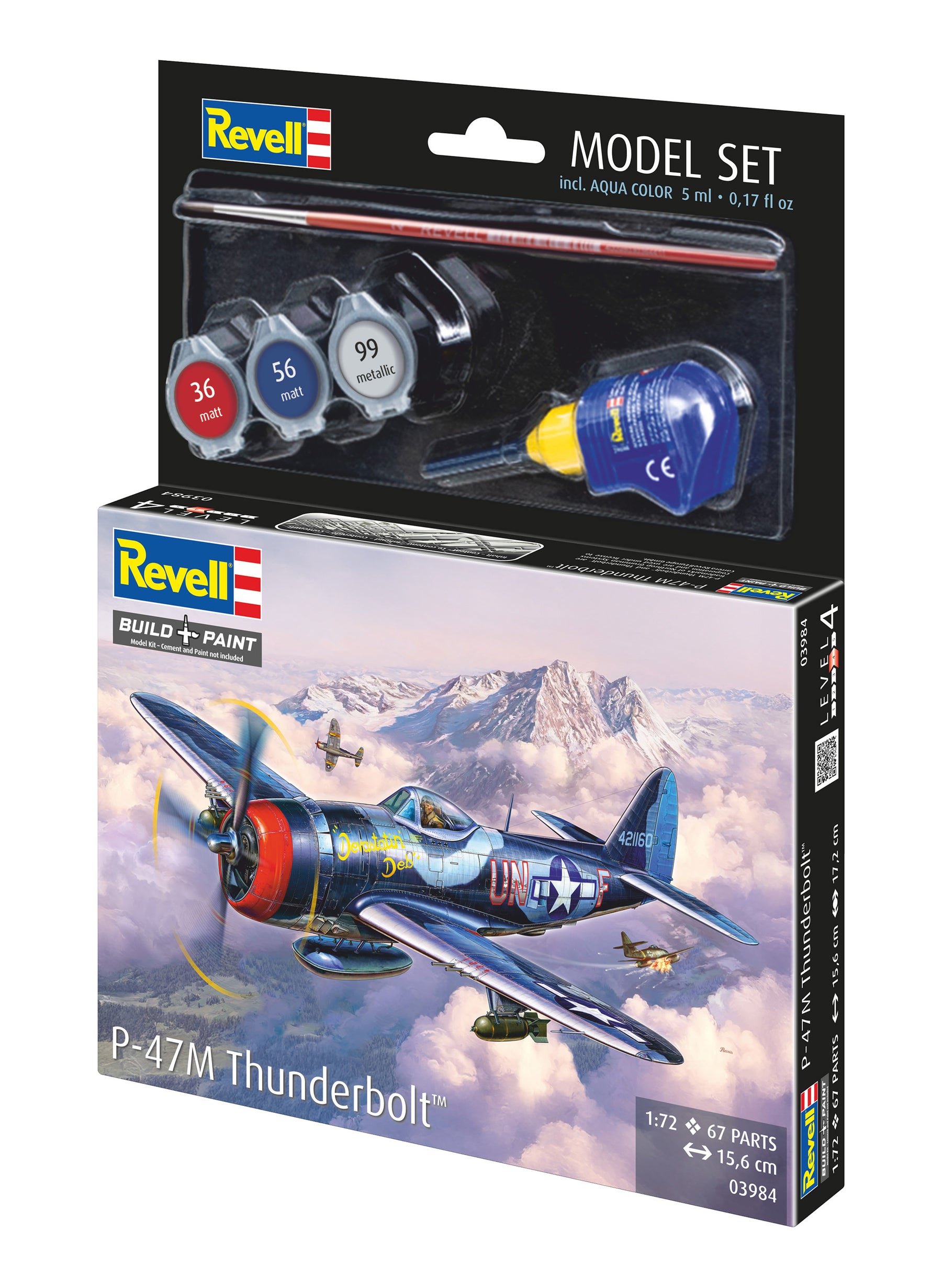 Conjunto de modelos P-47M Thunderbolt