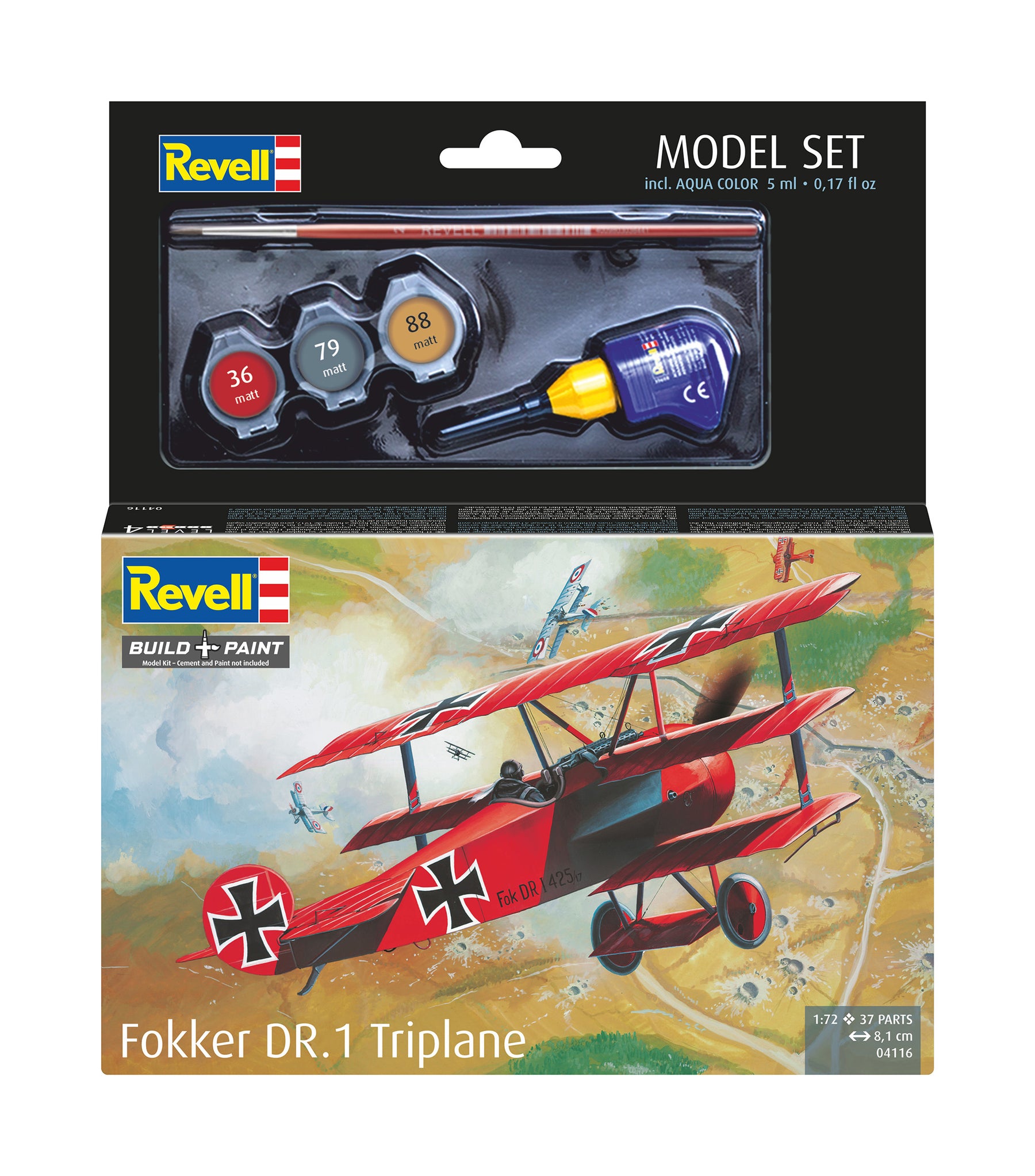 Model set Fokker DR.1 Triplan