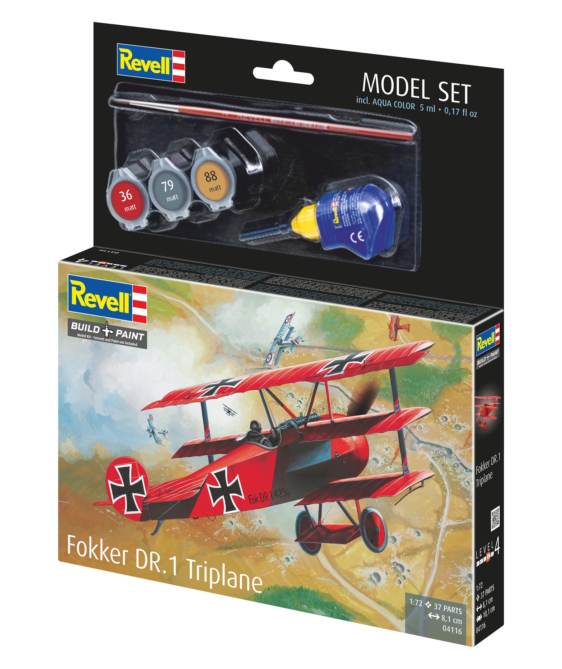 Model set Fokker DR.1 Triplan