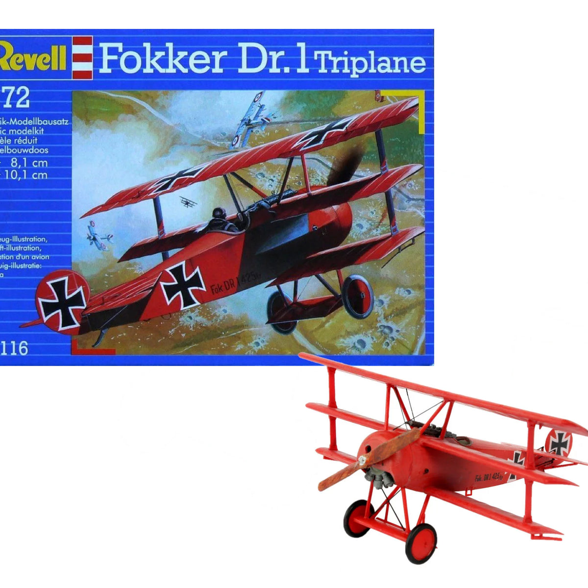 Starter kit Fokker DR.1 Triplane