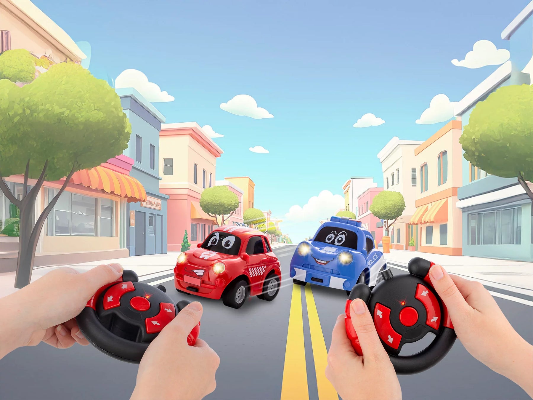RC Cars My little Police Chase