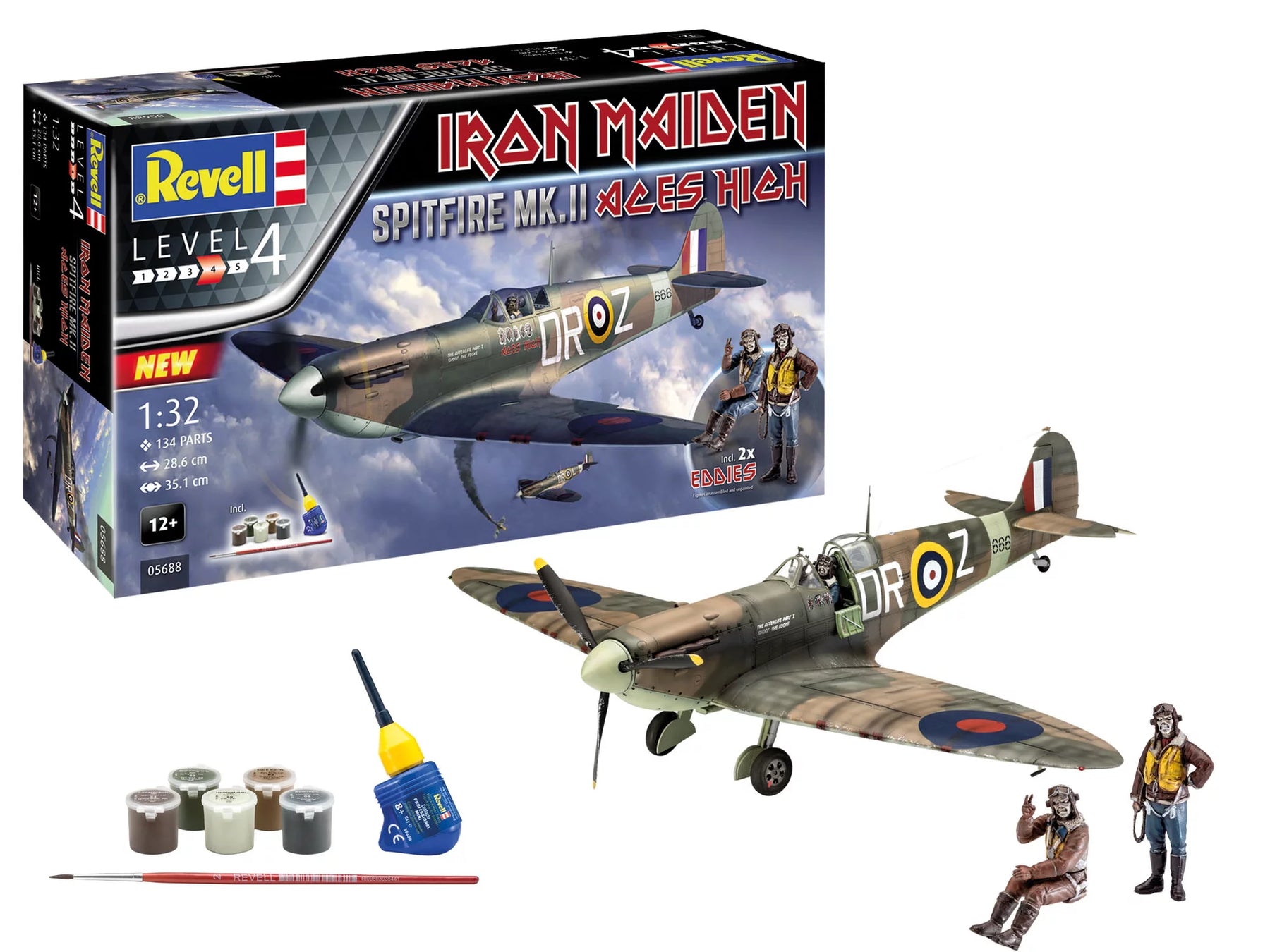 Ajándék szett Spitfire Mk.II "Aces High" Iron Maiden