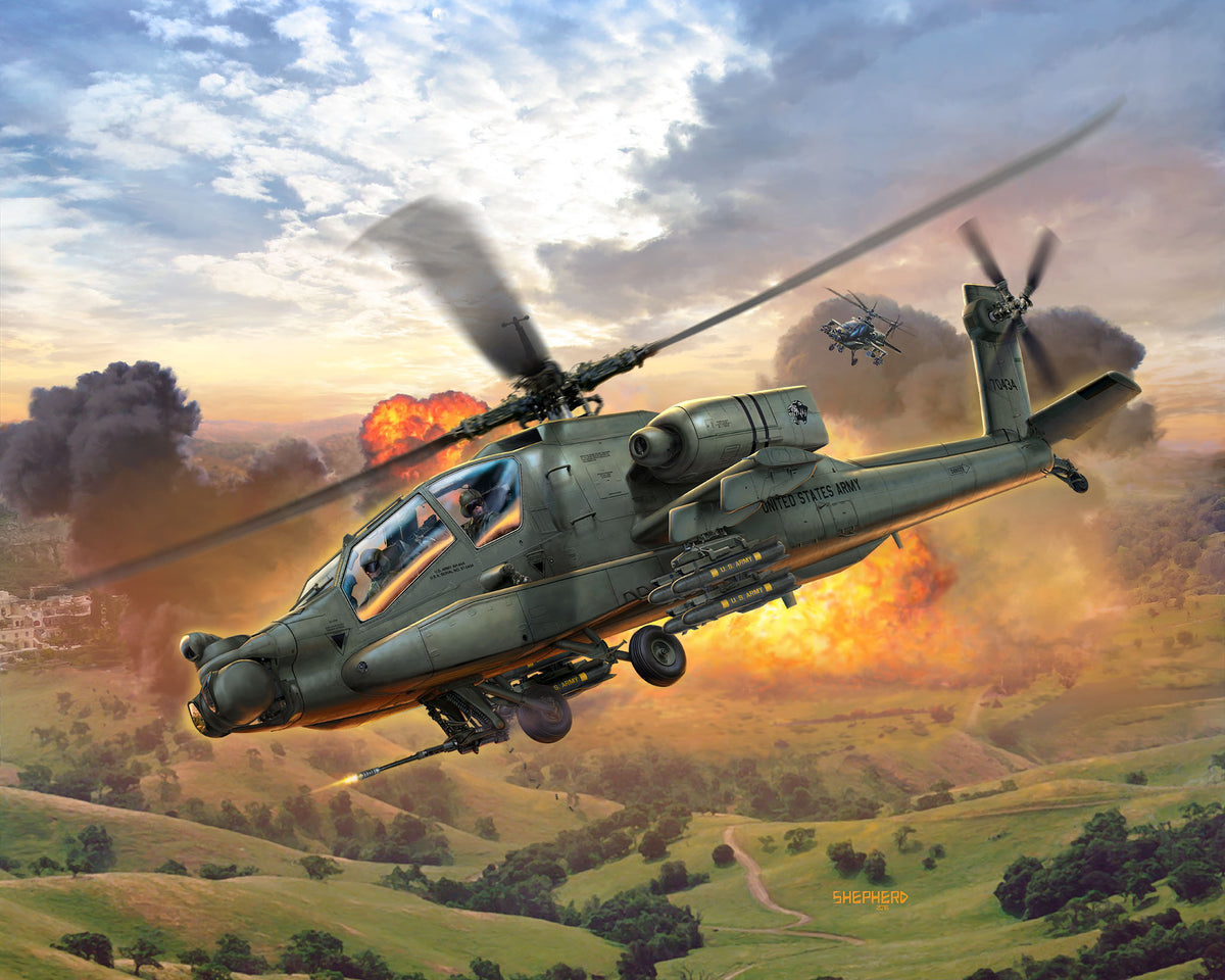 Modellkészlet AH-64A Apache
