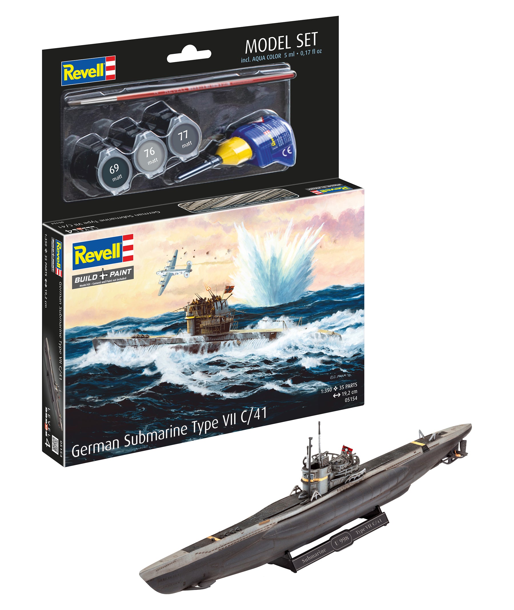Modelset van het type Duitse onderzeeër