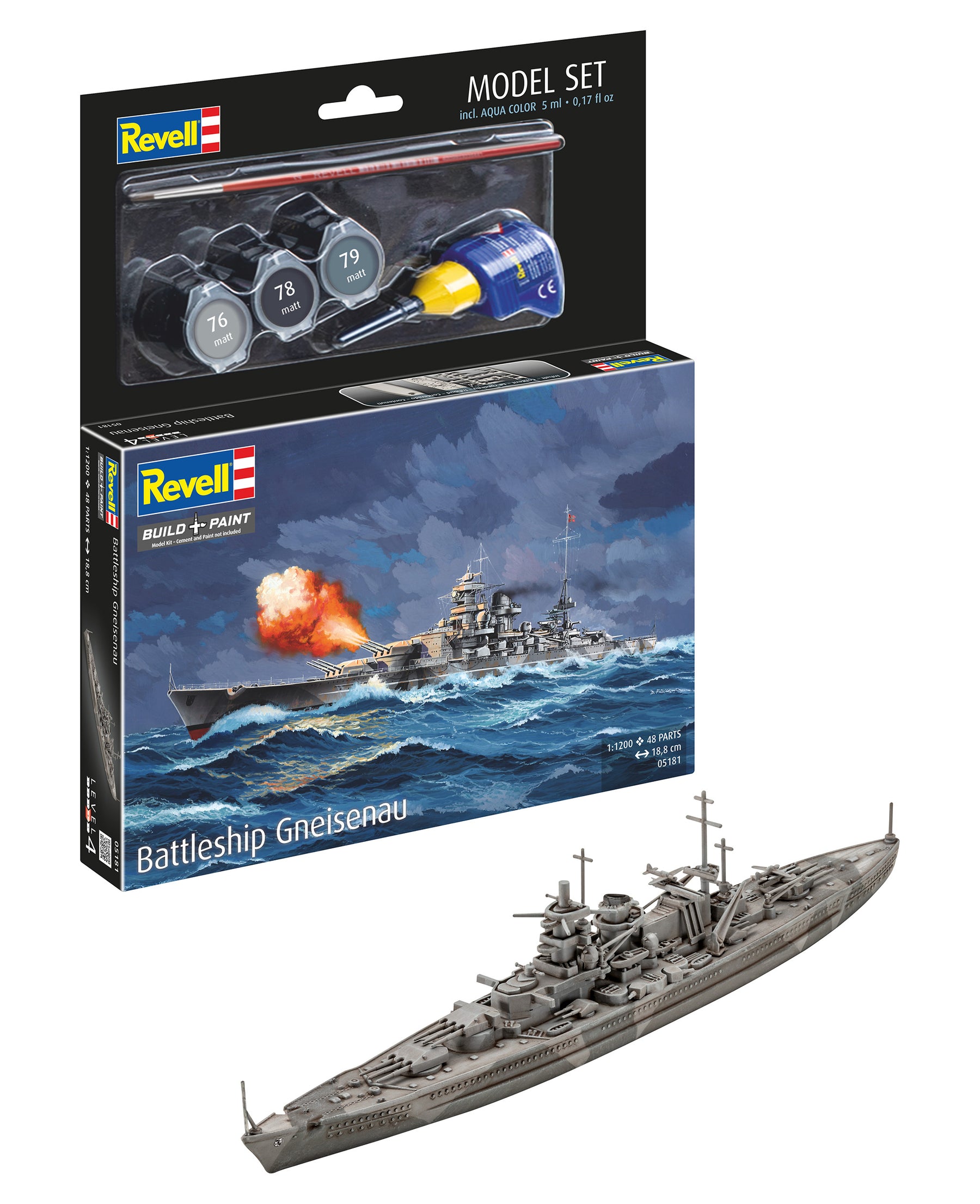 Modelset Slagschip Gneisenau
