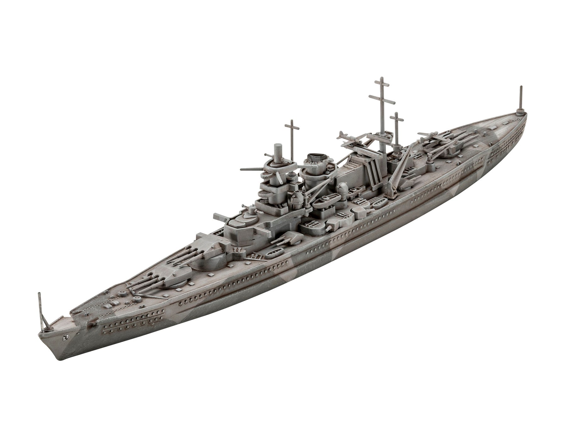 Conjunto de maquetas del acorazado Gneisenau