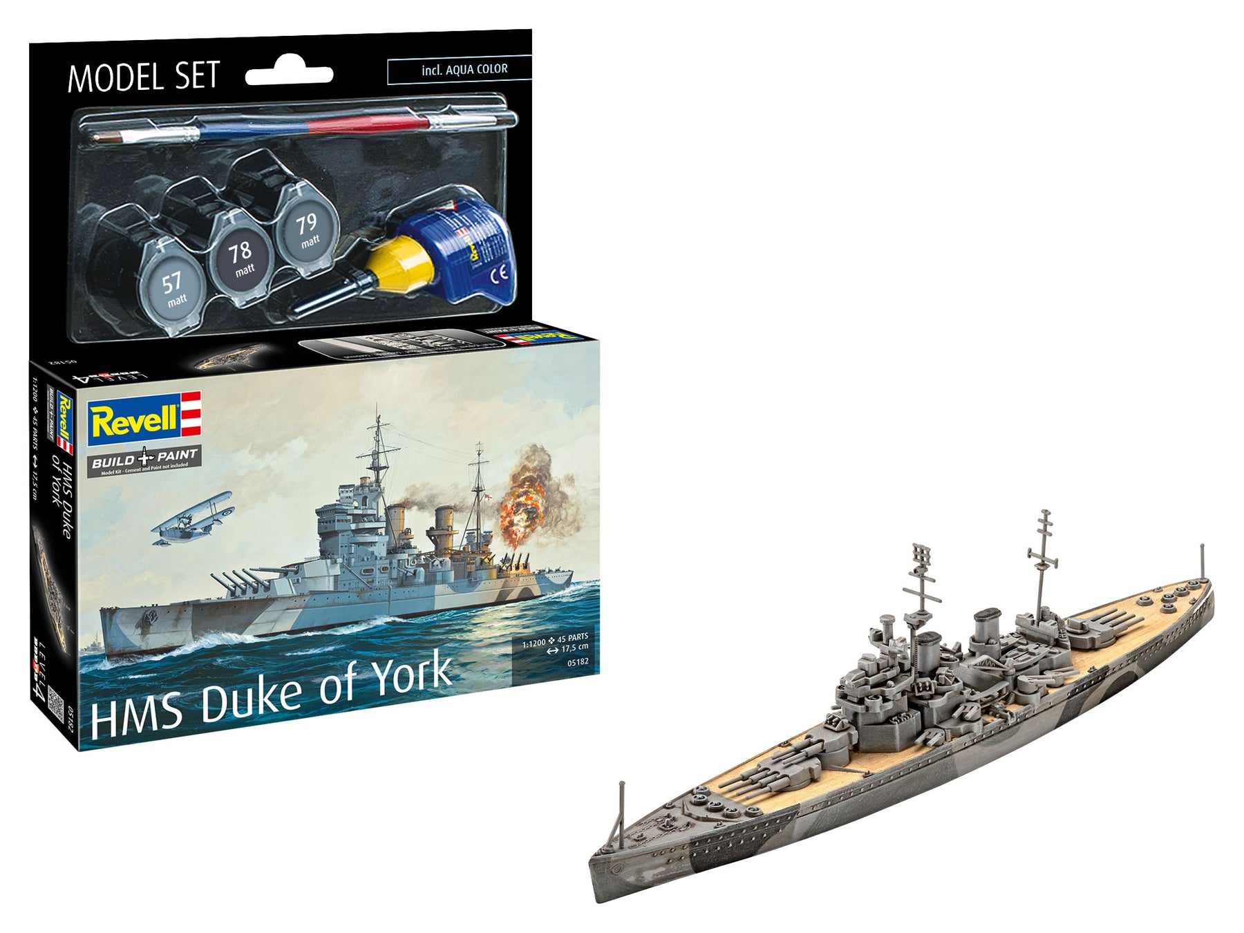 Modelset slagschip HMS Duke of York