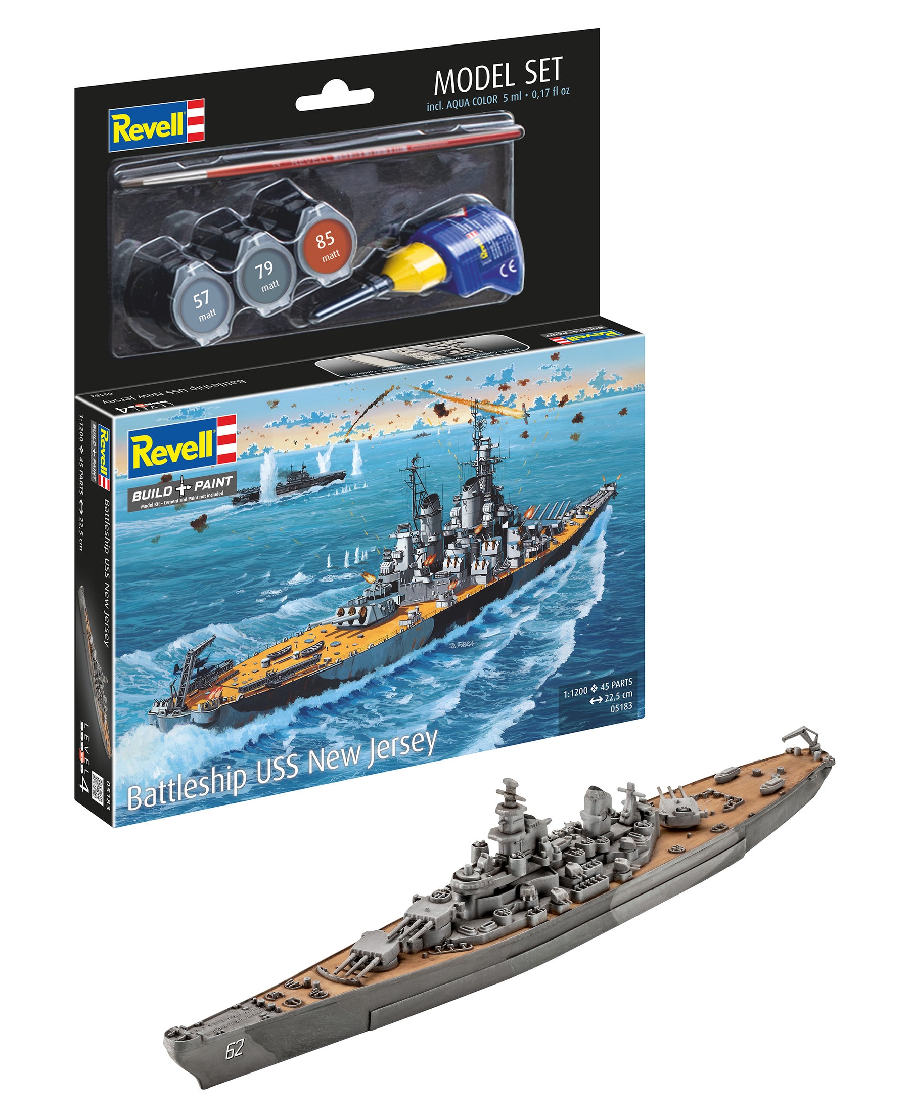 Modelset slagschip USS New Jersey