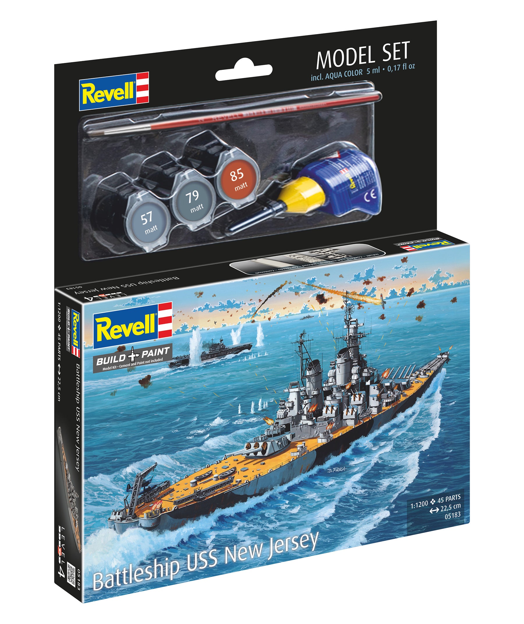 Model Set Battleship USS New Jersey
