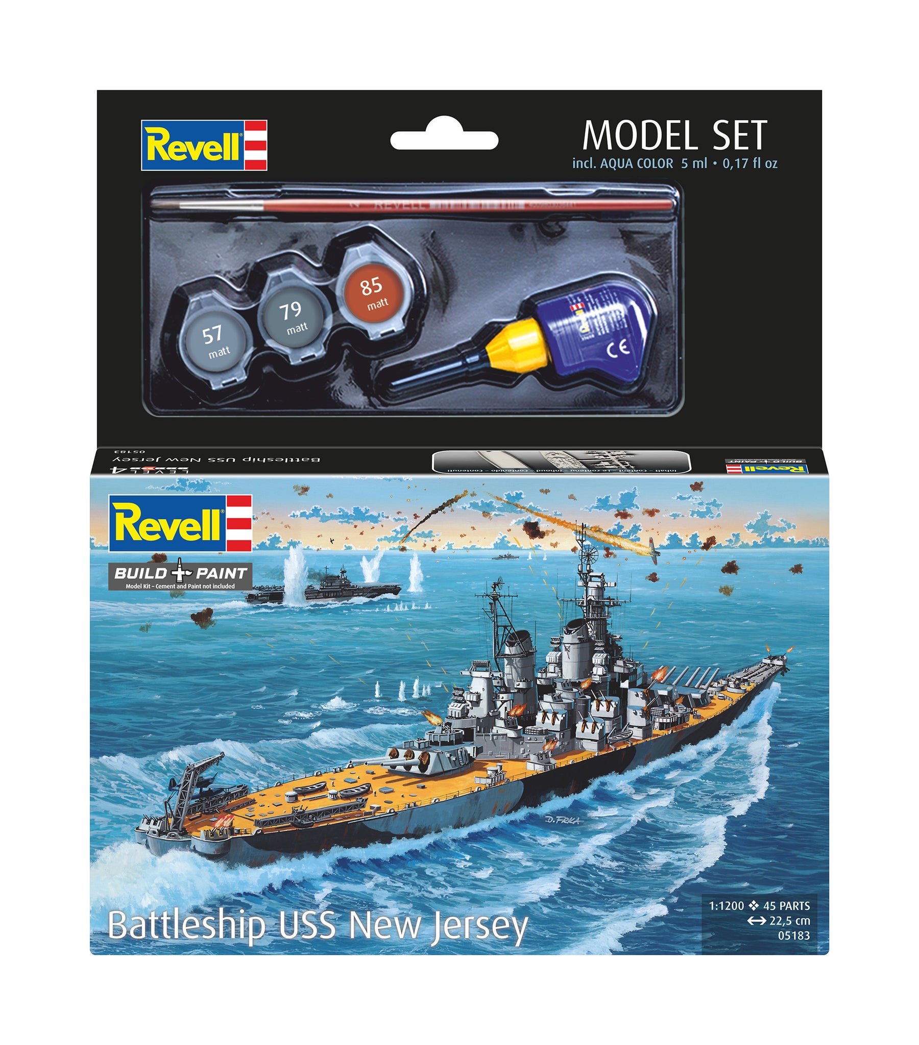 Model Set Battleship USS New Jersey