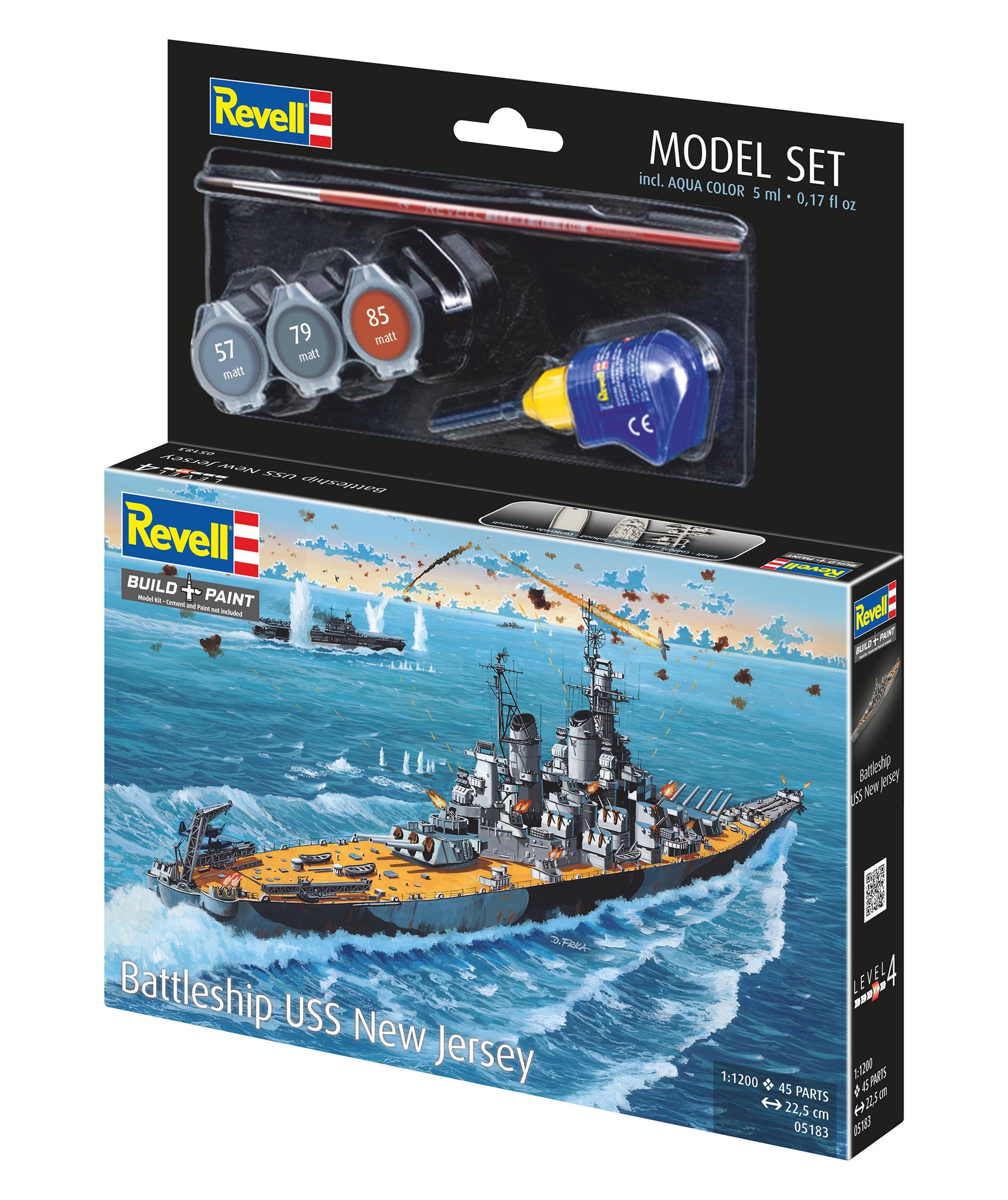 Model Set Battleship USS New Jersey