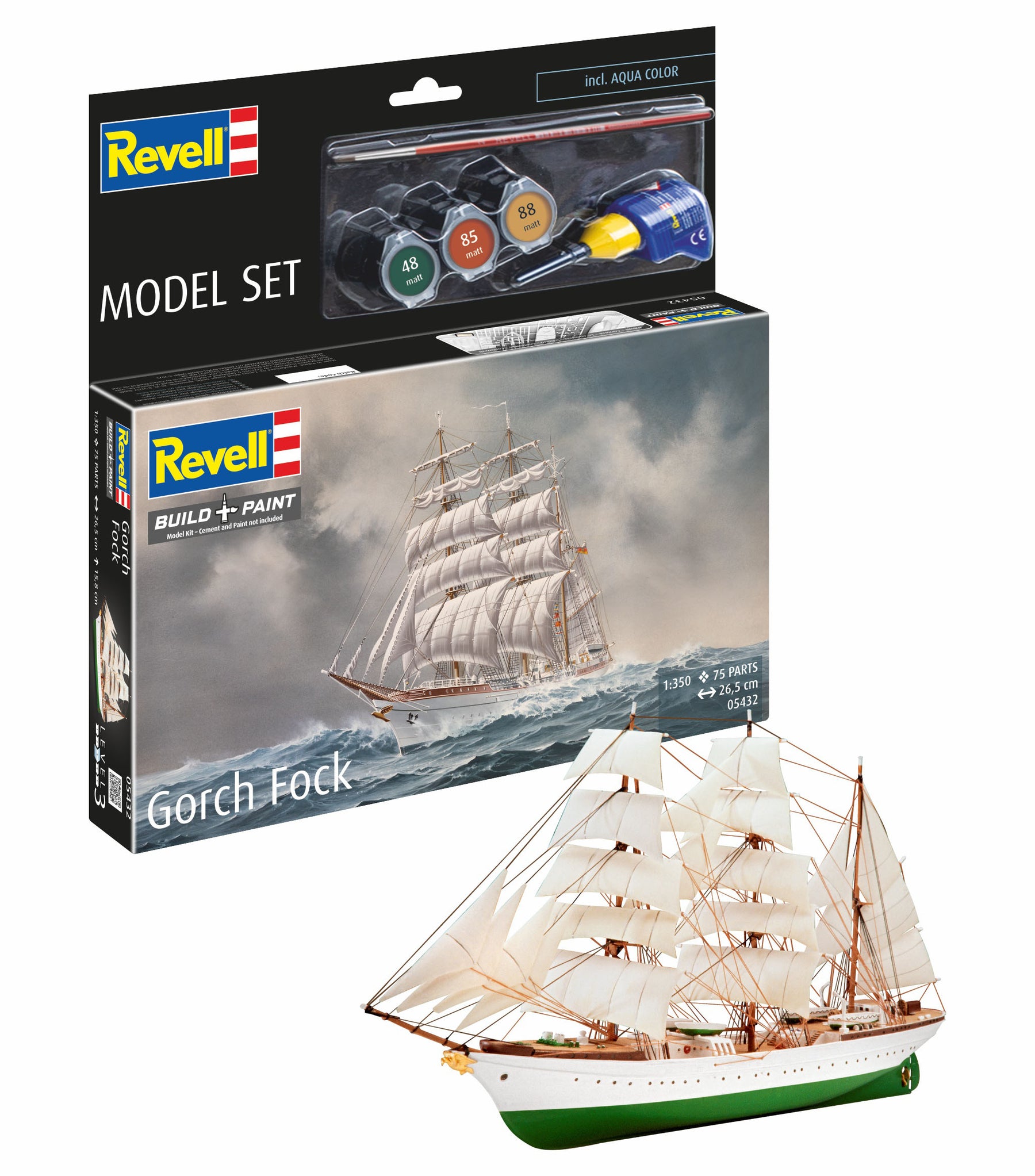 Modellkészlet Gorch Fock