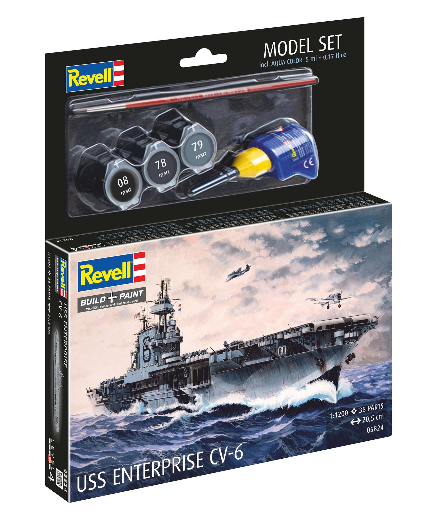 Model Set USS Enterprise CV-6