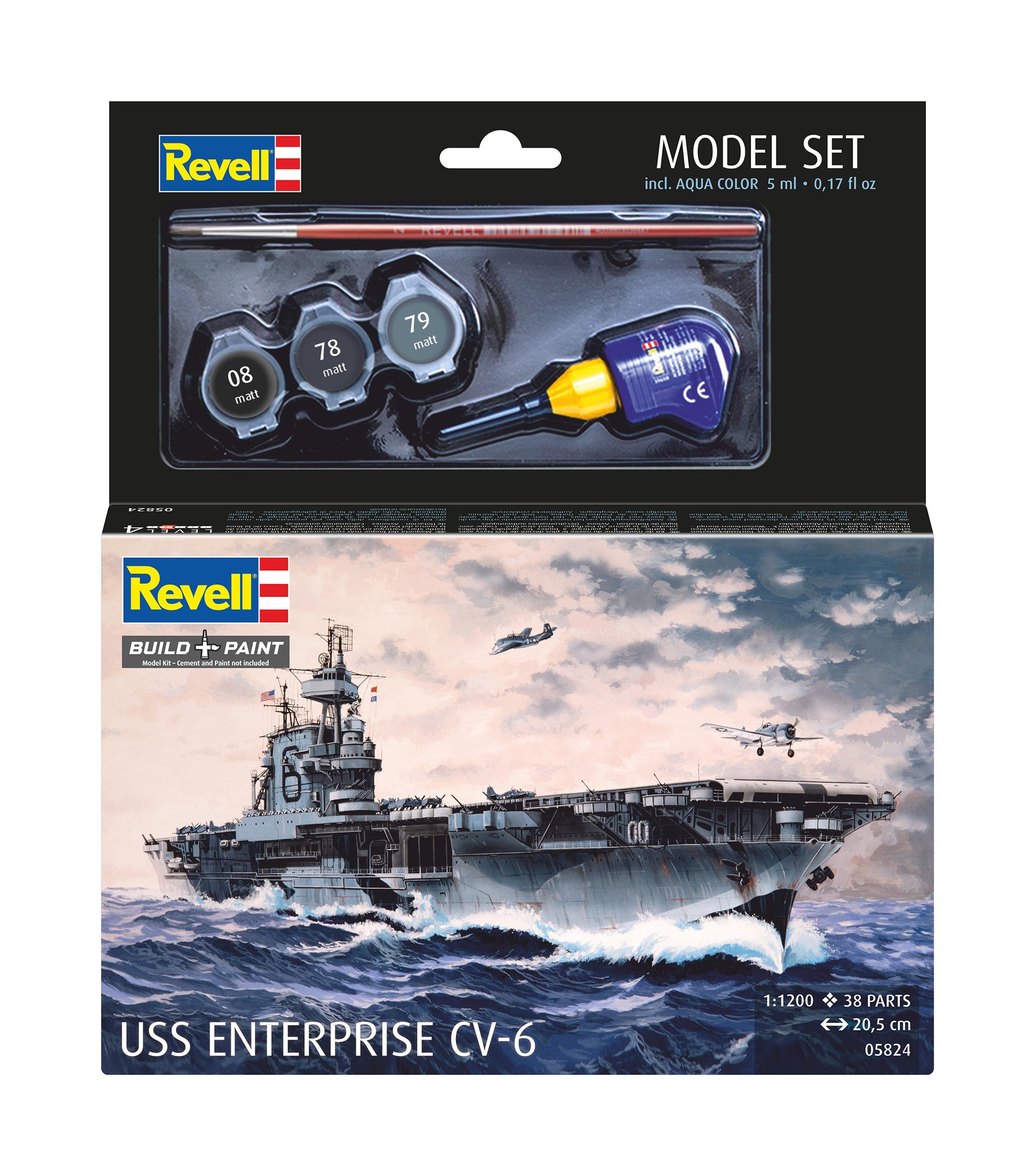 Model Set USS Enterprise CV-6