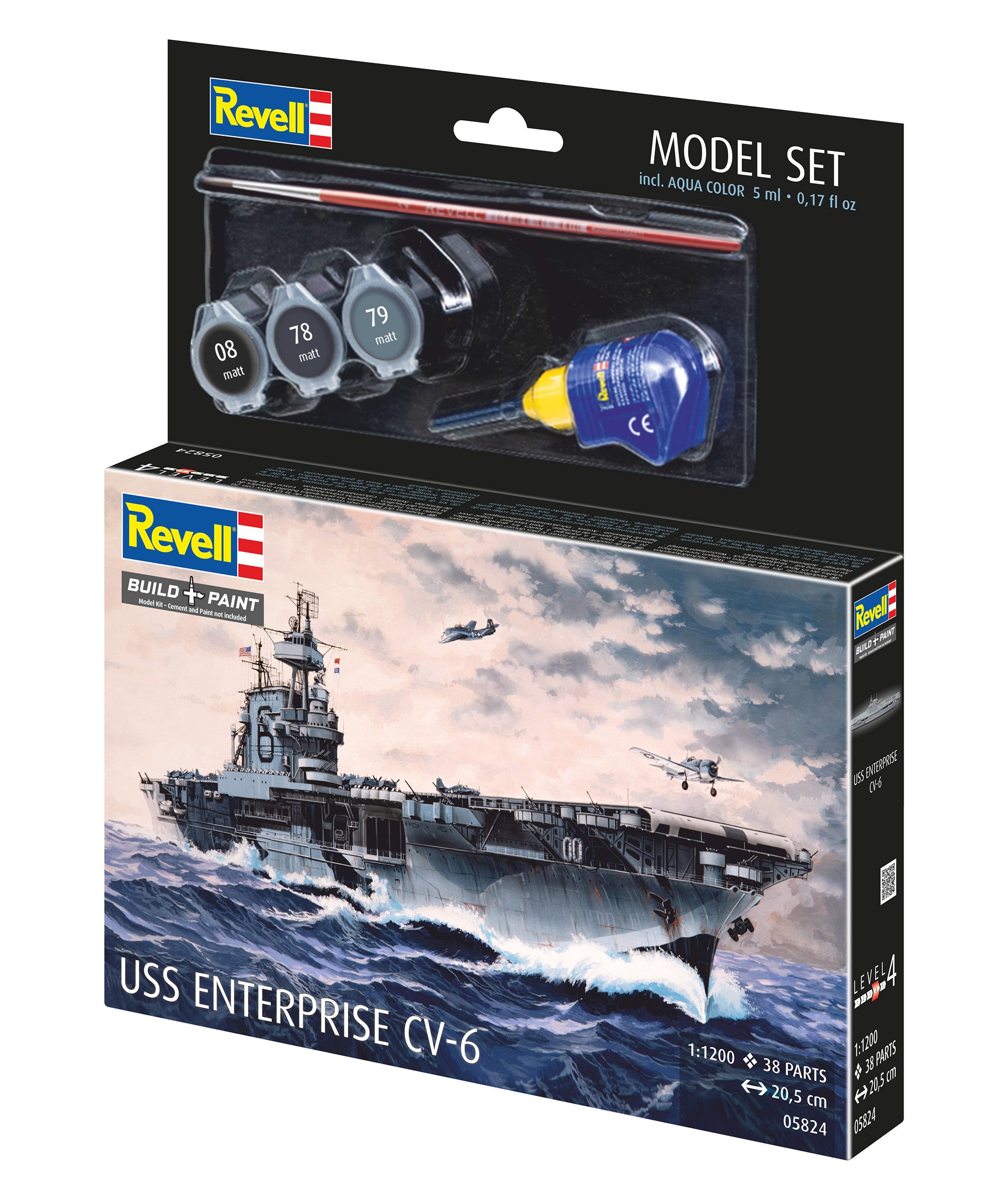 Model Set USS Enterprise CV-6