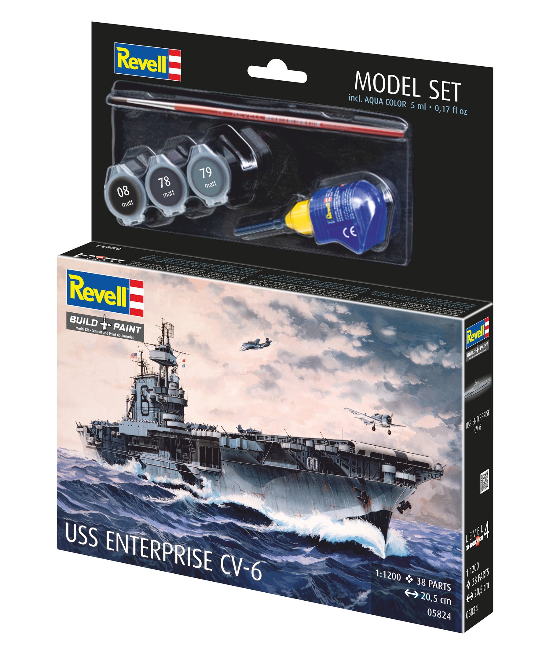 Model Set USS Enterprise CV-6