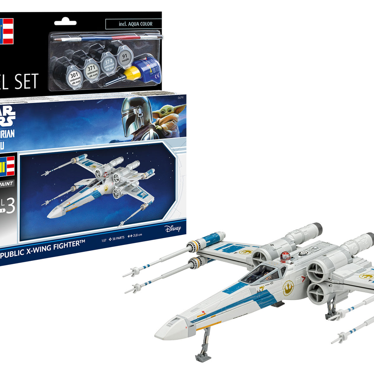 Model Set New Republic X-Wing Fighter™: Complete set for the film