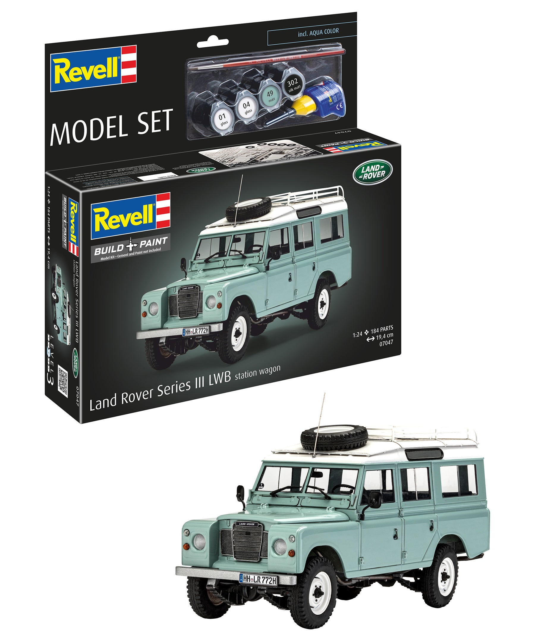 Modelset Land Rover Series III LWB stationwagen