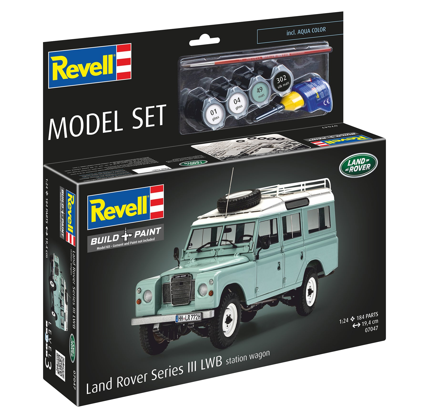 Modelset Land Rover Series III LWB stationwagen