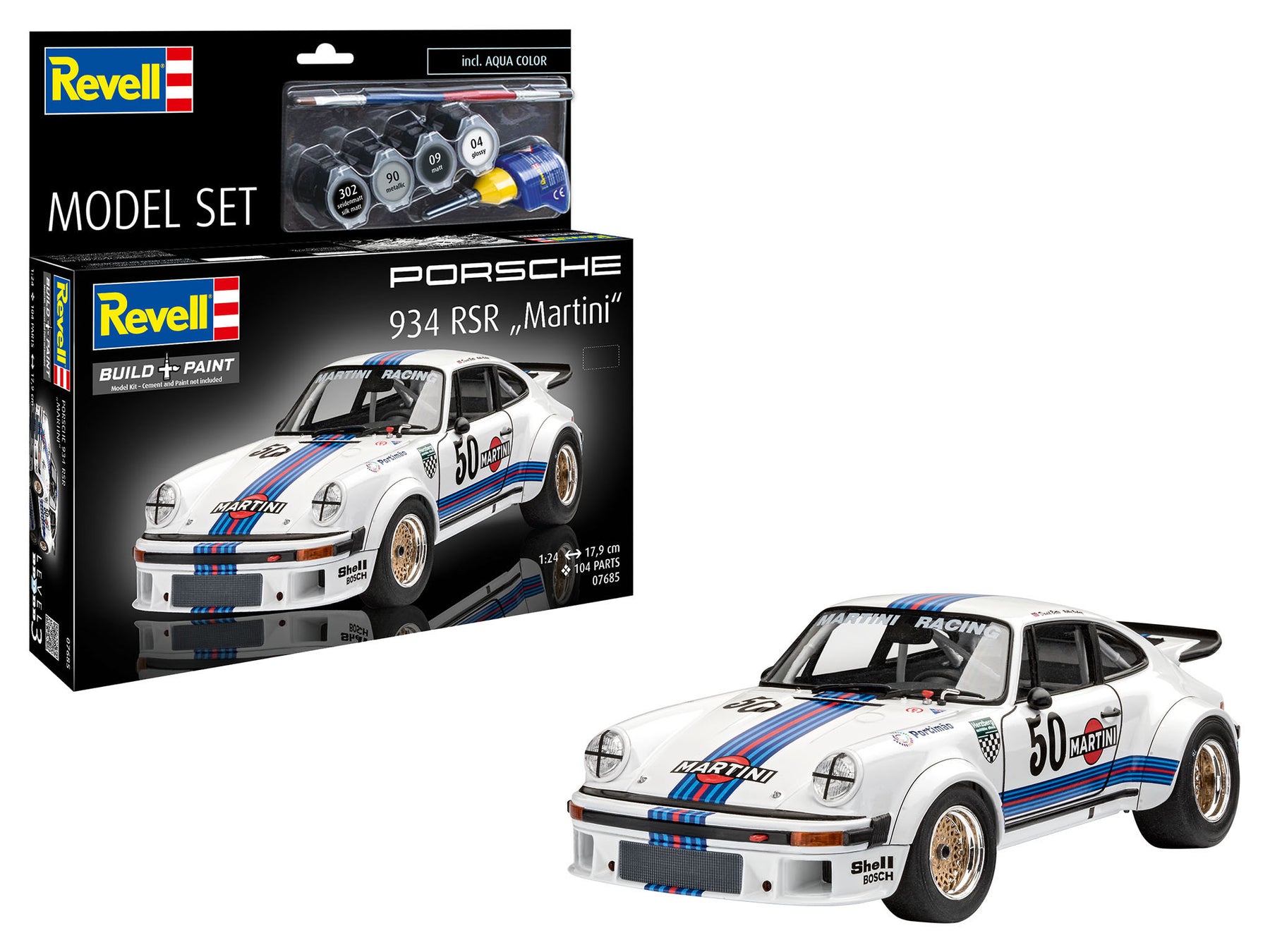 Modellkészlet Porsche 934 RSR "Martini"
