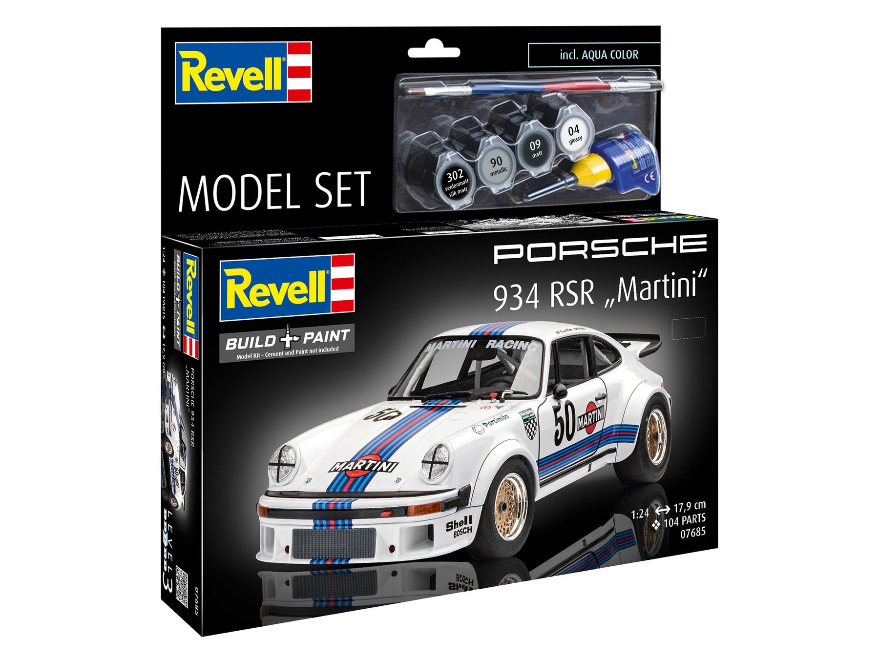 Zestaw modeli Porsche 934 RSR „Martini”