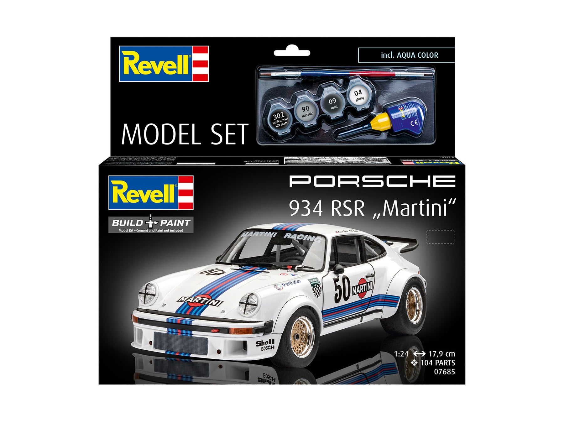 Zestaw modeli Porsche 934 RSR „Martini”