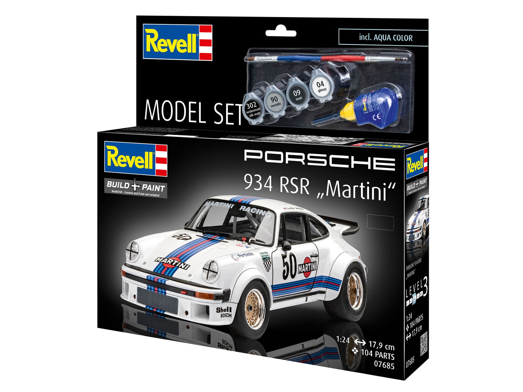 Zestaw modeli Porsche 934 RSR „Martini”