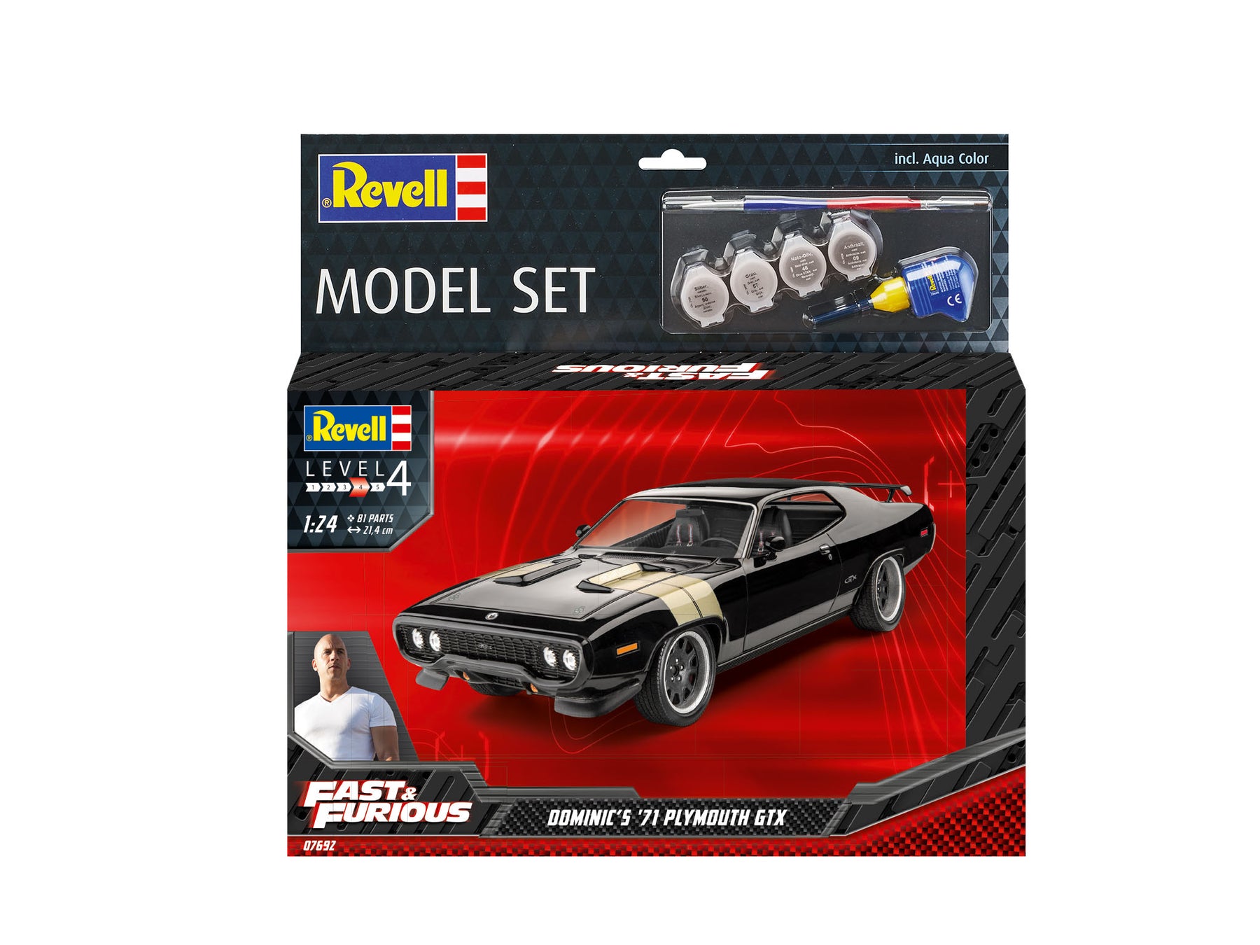 Model Set Fast & Furious - Dominics 1971 Plymouth GTX