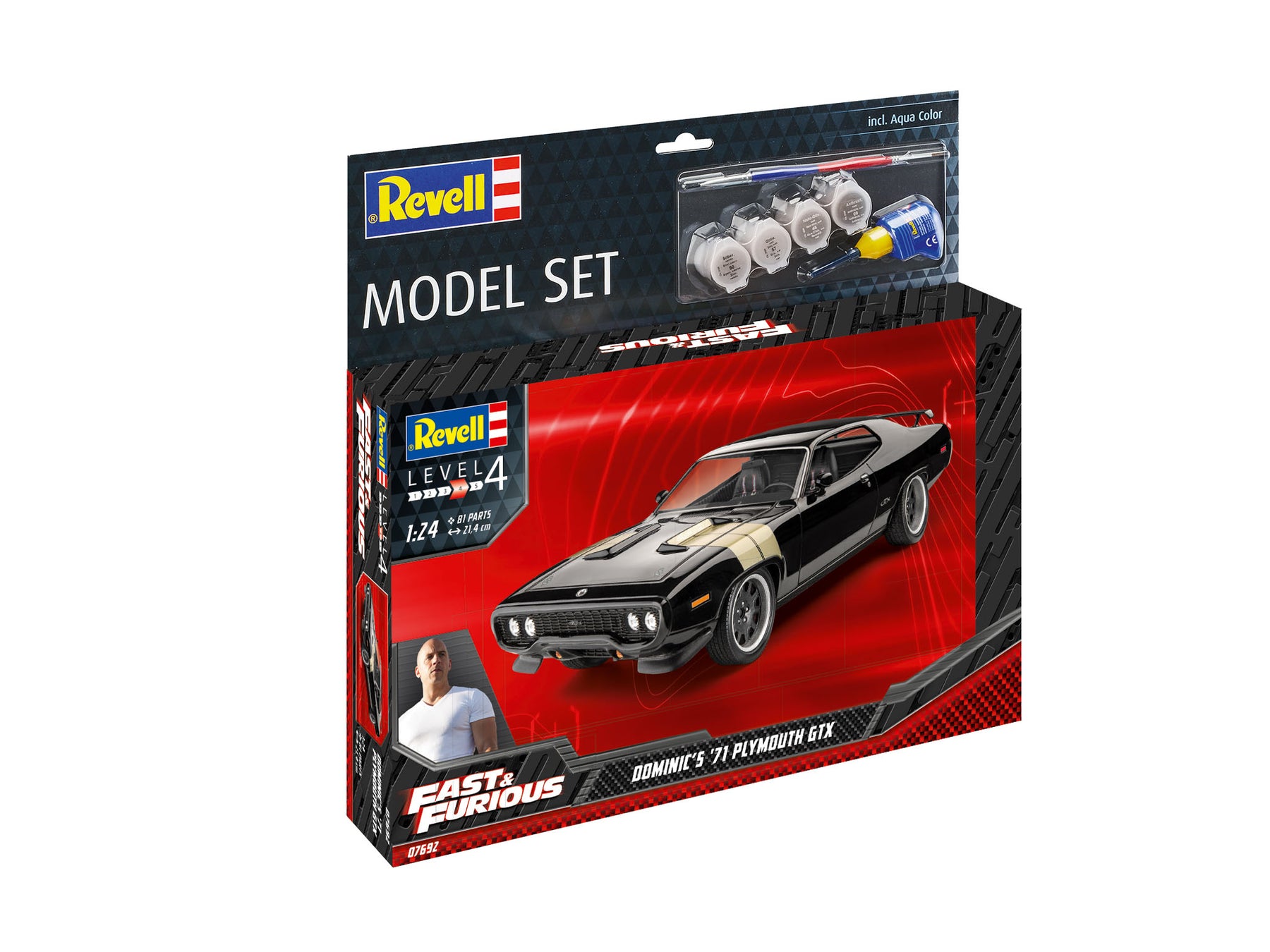 Model Set Fast & Furious - Dominics 1971 Plymouth GTX