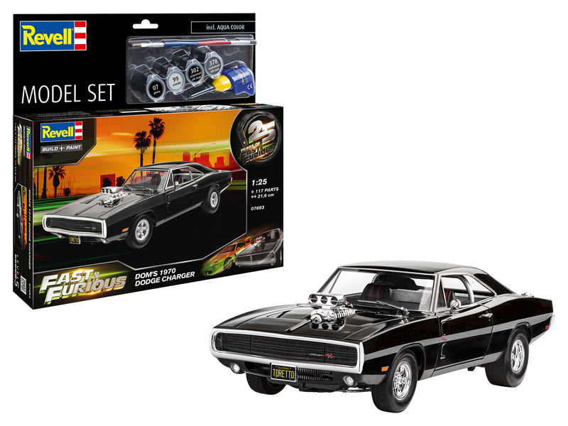 Sada modelů F-F Dominic's Dodge Charger z roku 1970