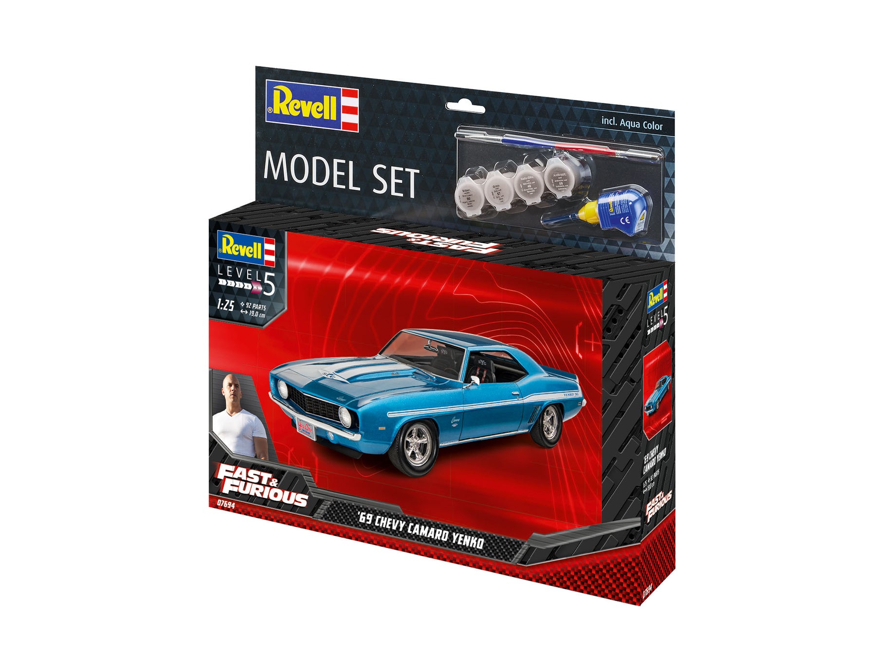 Model Set Fast & Furious 1969 Chevy Camaro Yenko