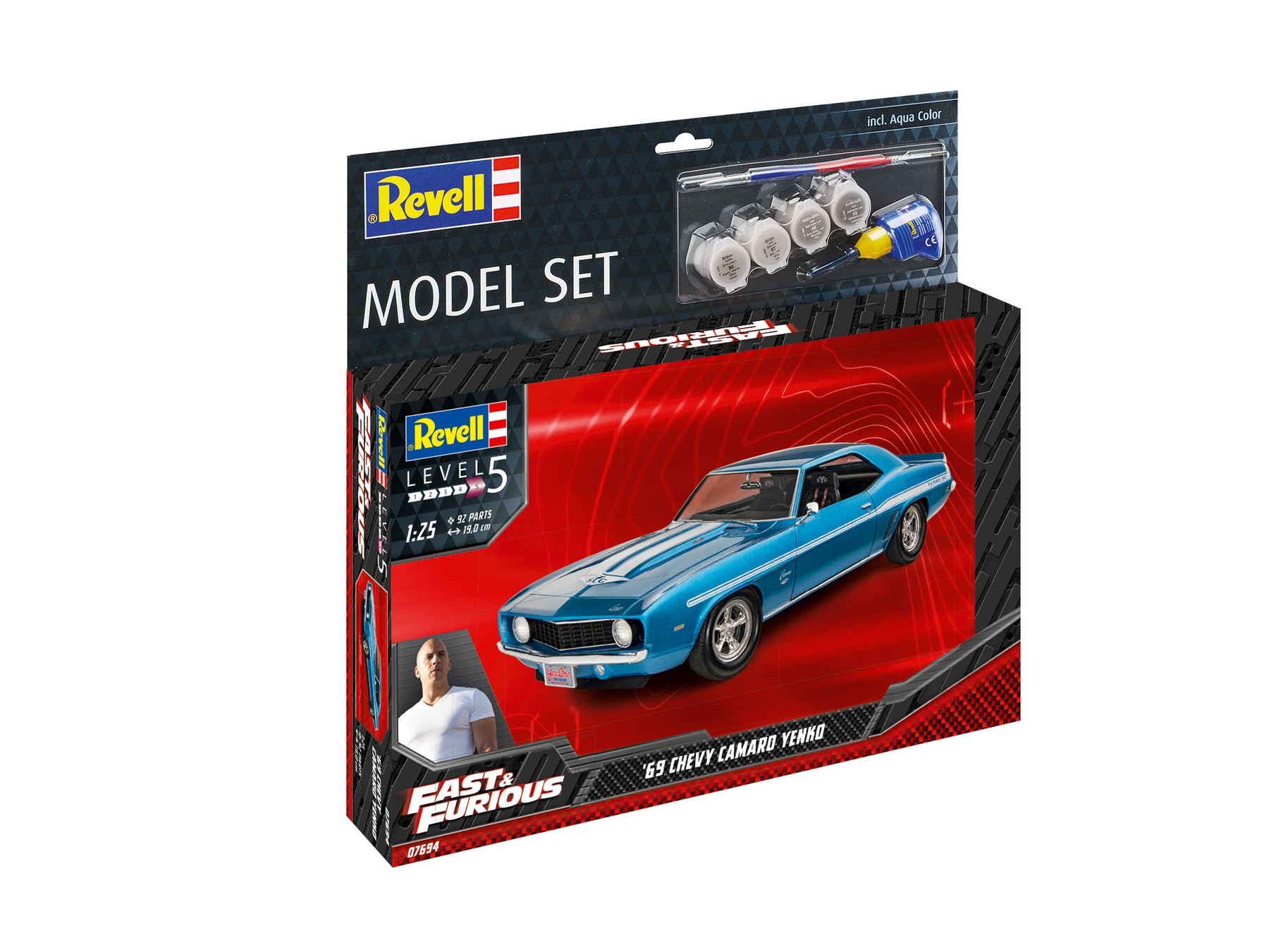 Model Set Fast & Furious 1969 Chevy Camaro Yenko