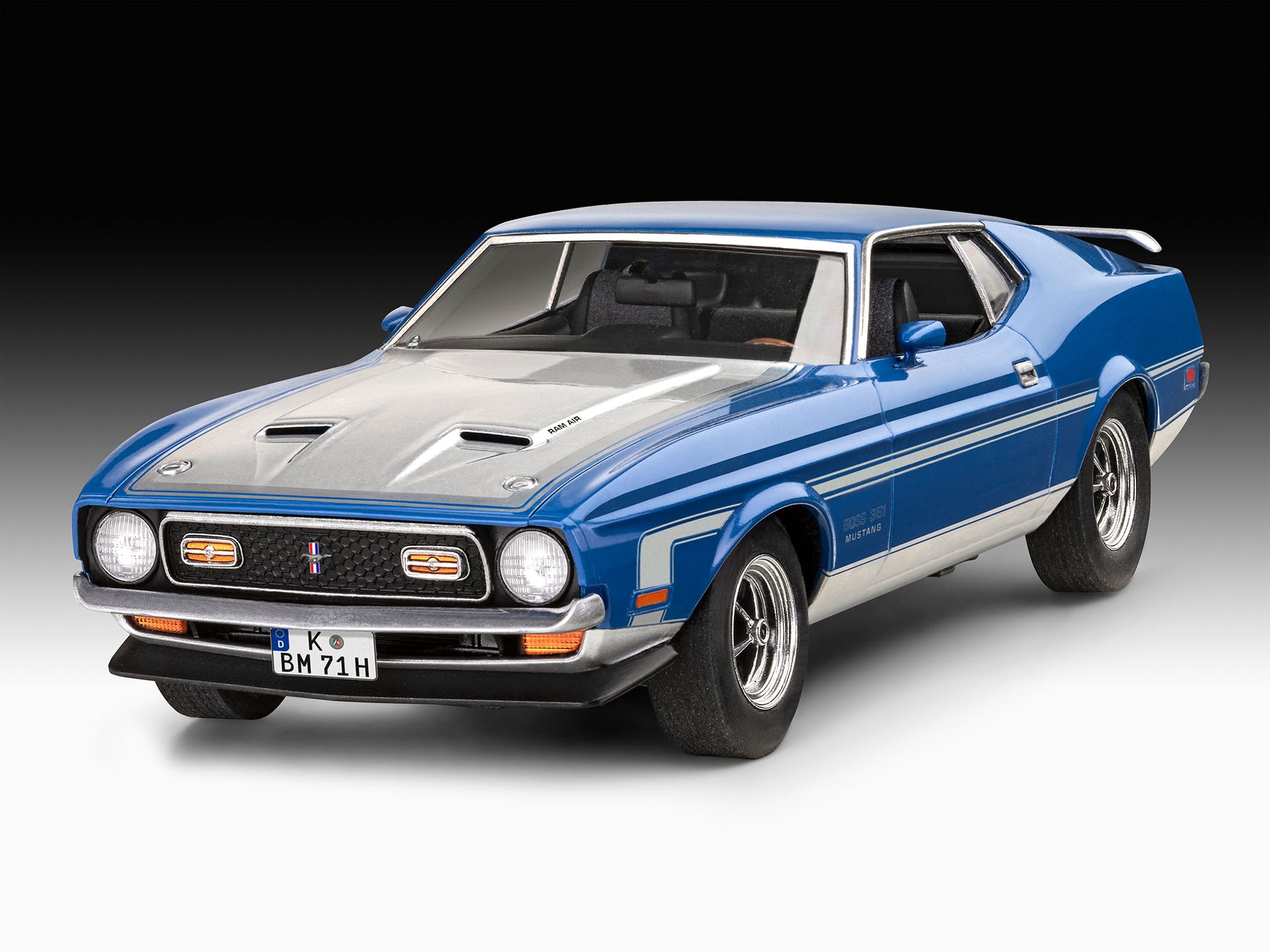Conjunto de maquetas Ford Mustang Boss 351 '71