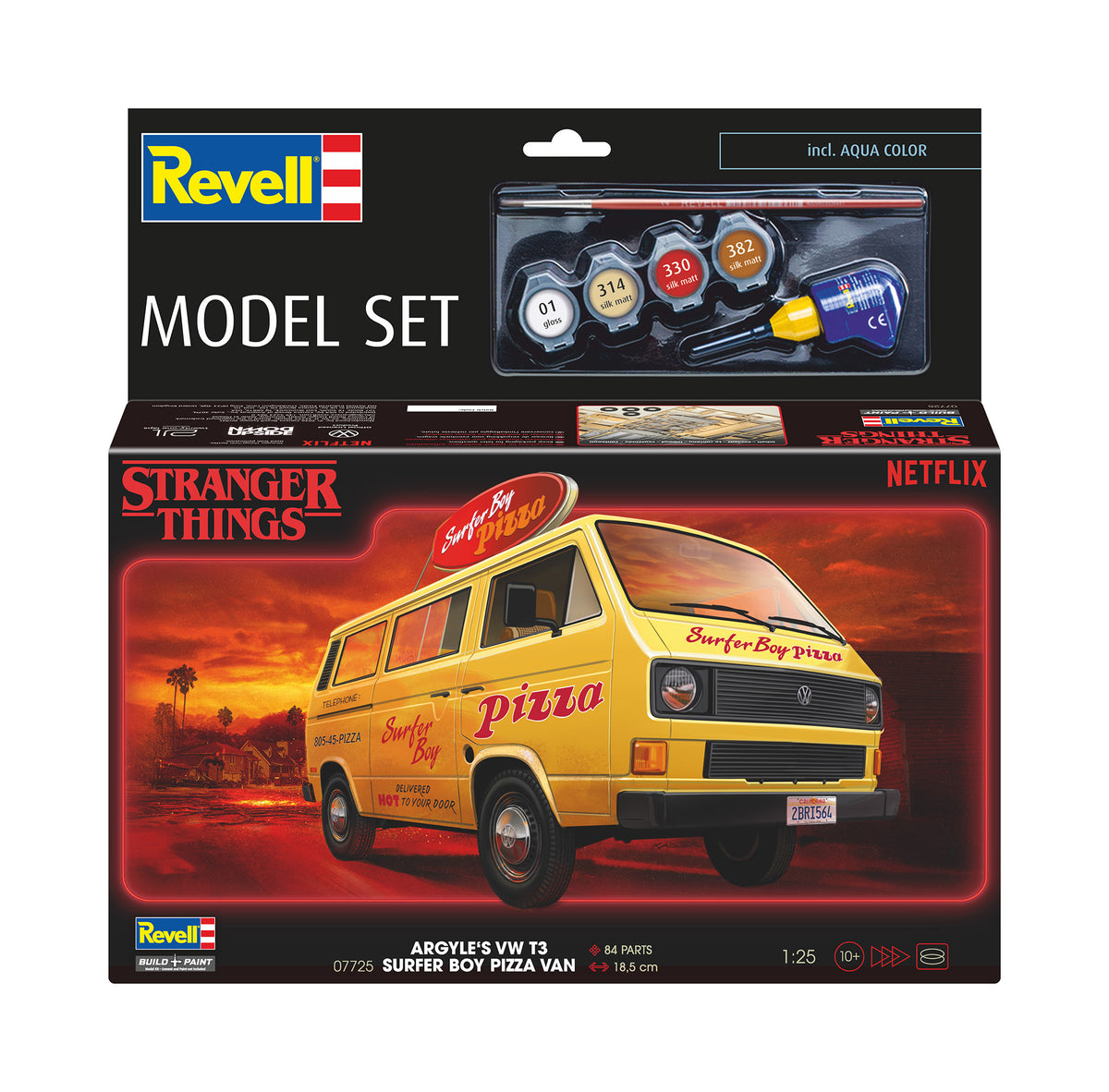 Model Set VW T3 Bus "Surfer Boy": Stranger Things