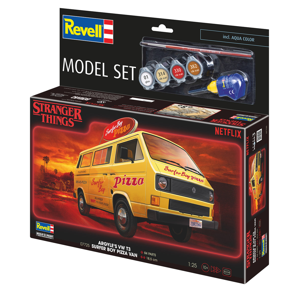 Model Set VW T3 Bus "Surfer Boy": Stranger Things