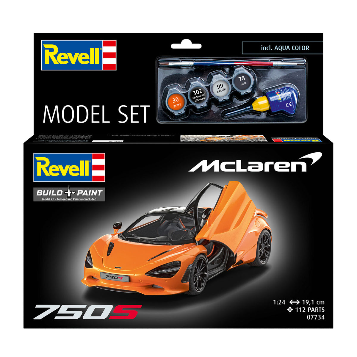 Model Set McLaren 750S: The new super sports car in 1:24