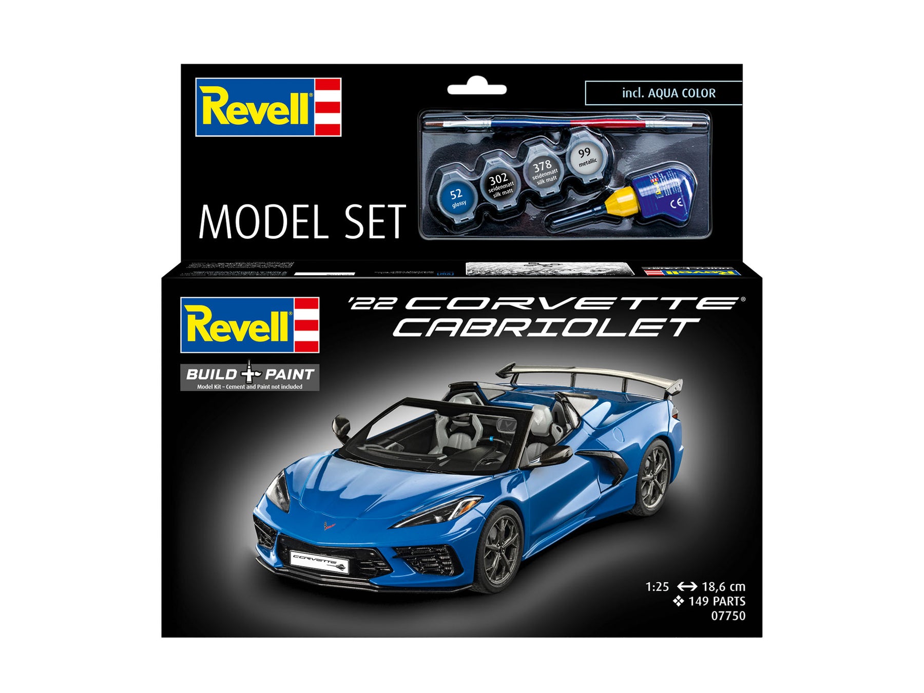 Zestaw modeli Corvette C8 Cabriolet