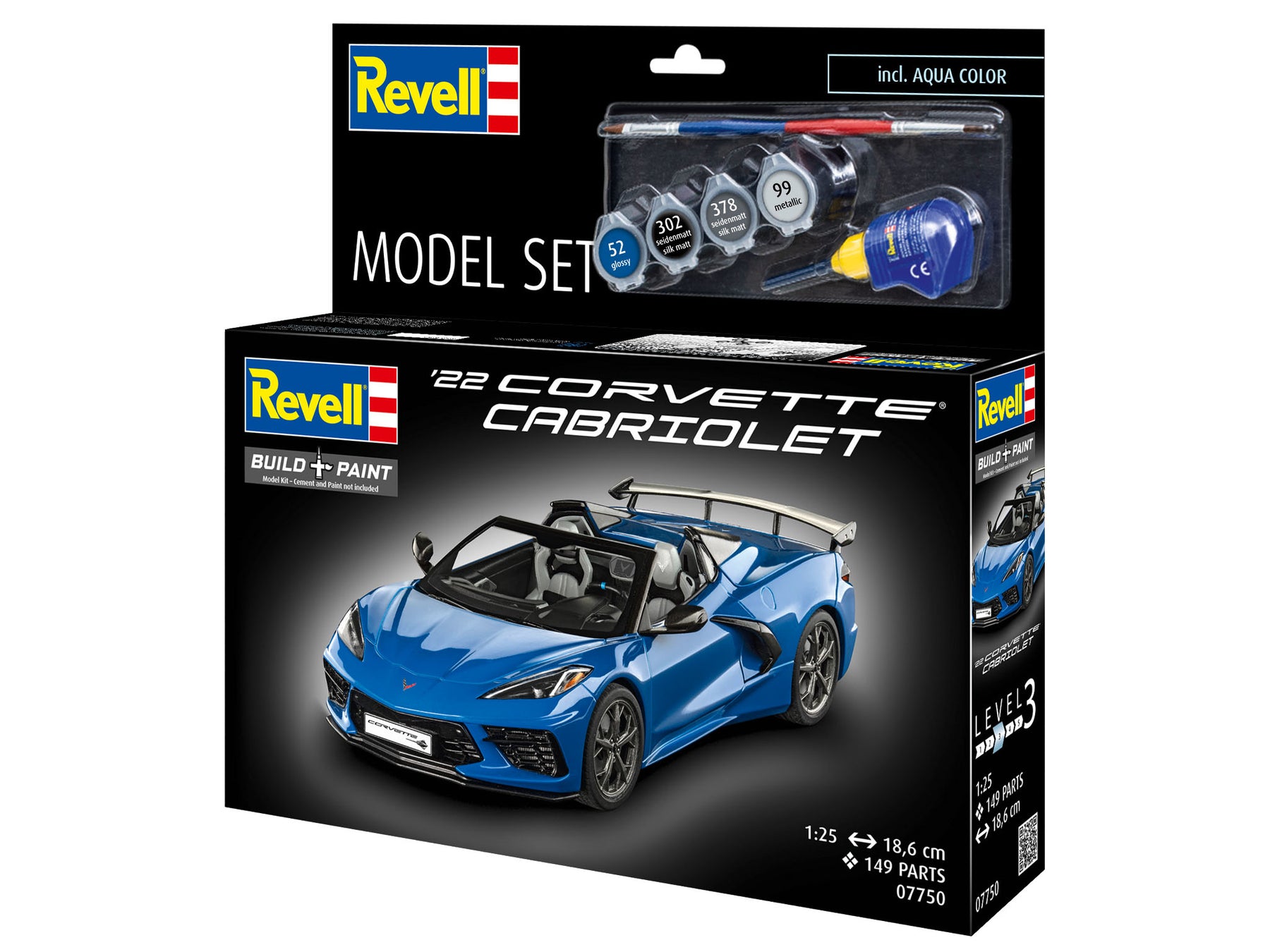 Zestaw modeli Corvette C8 Cabriolet