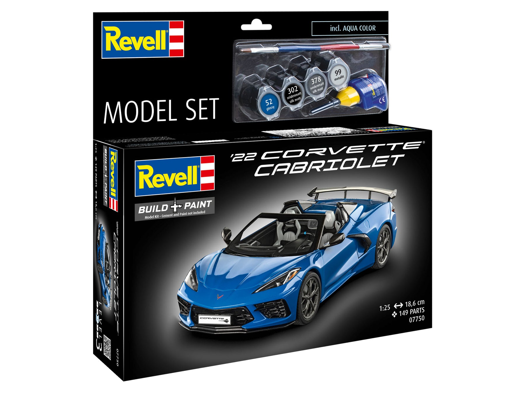Zestaw modeli Corvette C8 Cabriolet