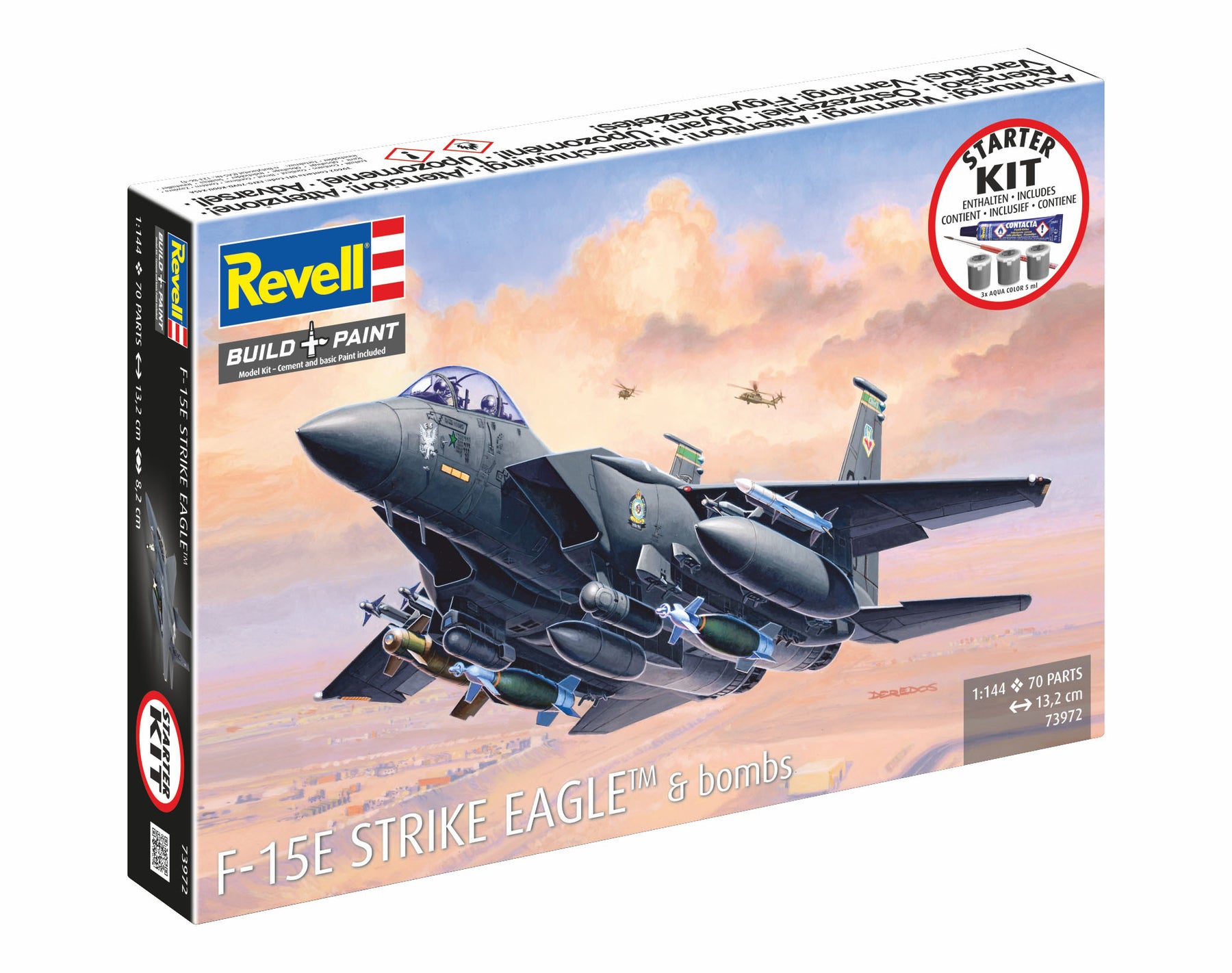 Zestaw startowy F-15E Strike Eagle i bomby