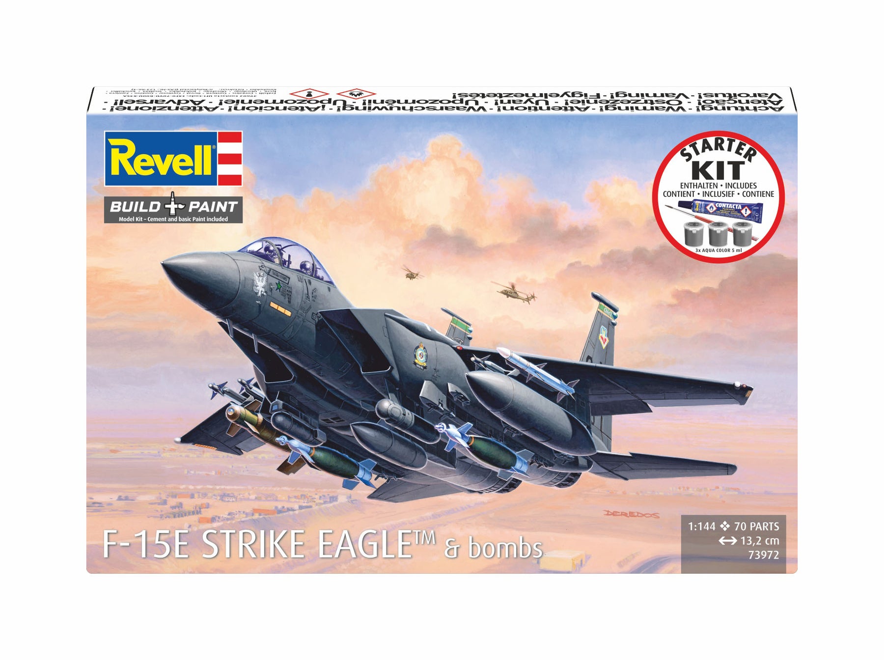 Zestaw startowy F-15E Strike Eagle i bomby