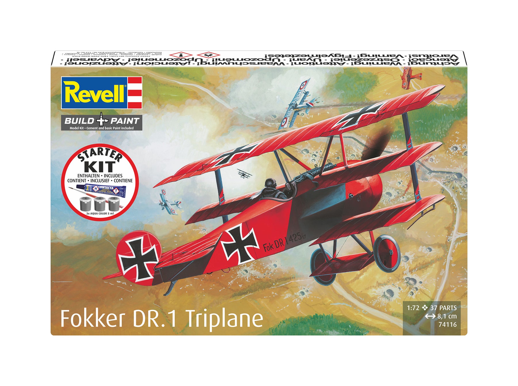 Zestaw startowy Fokker DR.1 Triplane