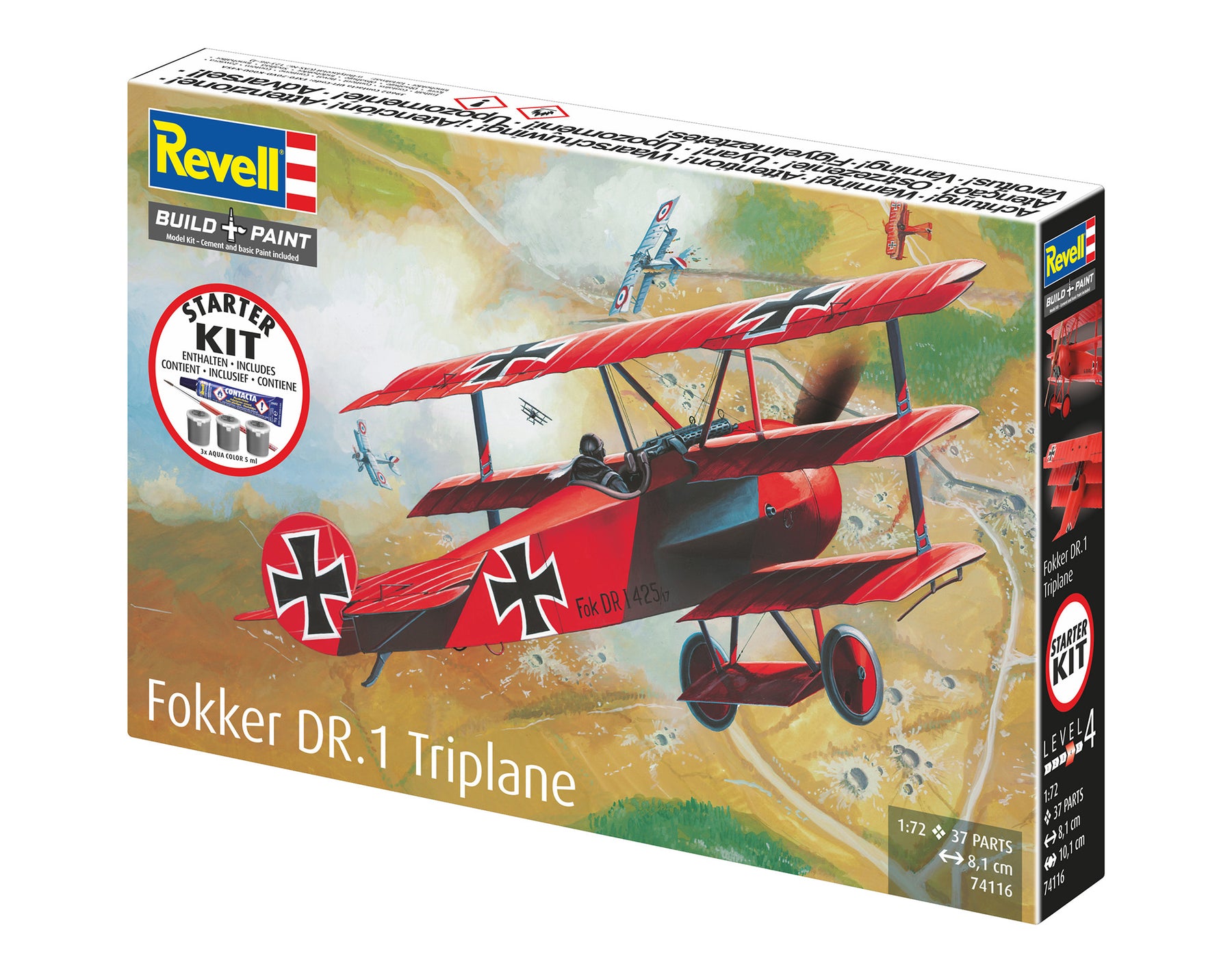 Zestaw startowy Fokker DR.1 Triplane