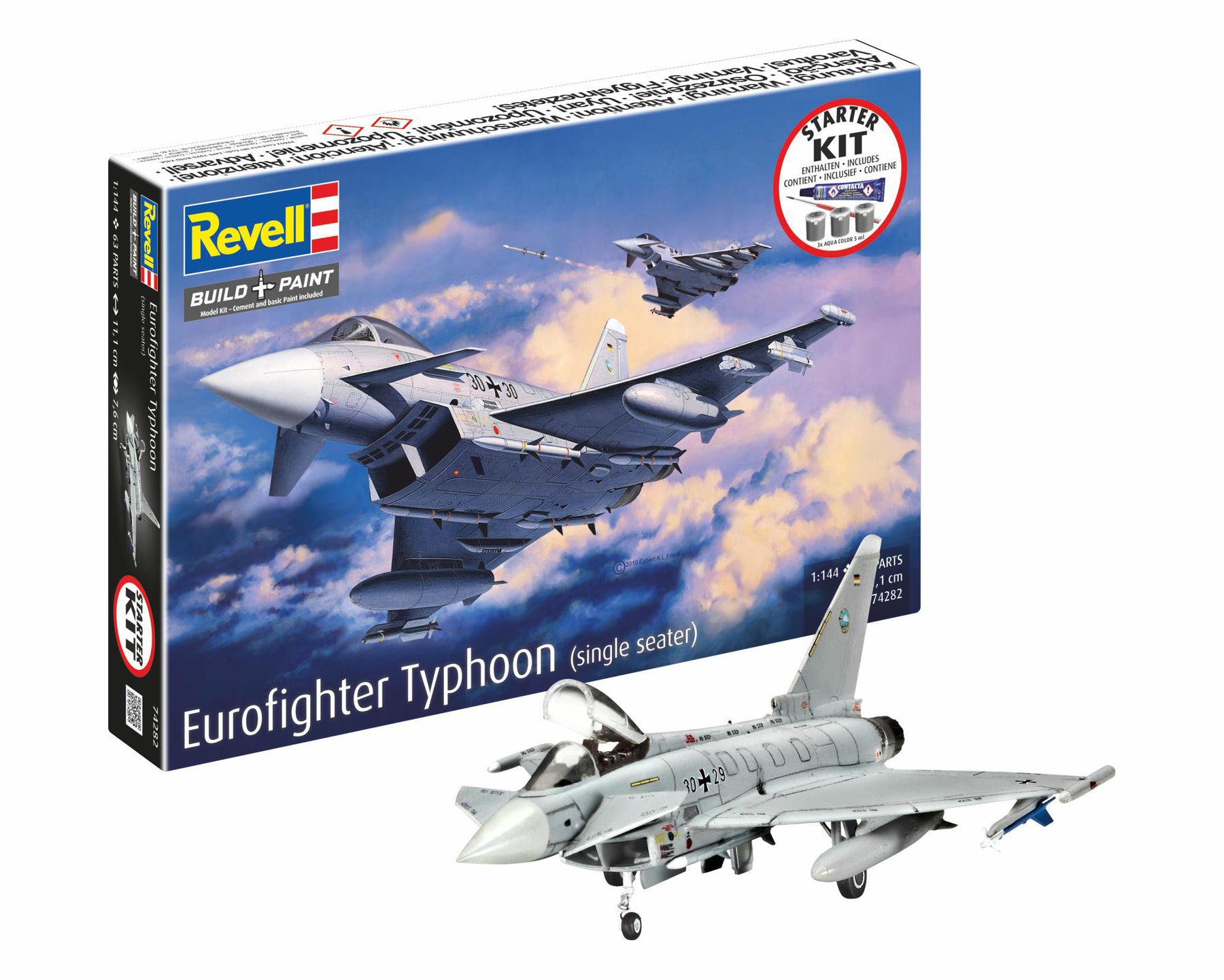 Kit de inicio Eurofighter Typhoon (monoplaza)